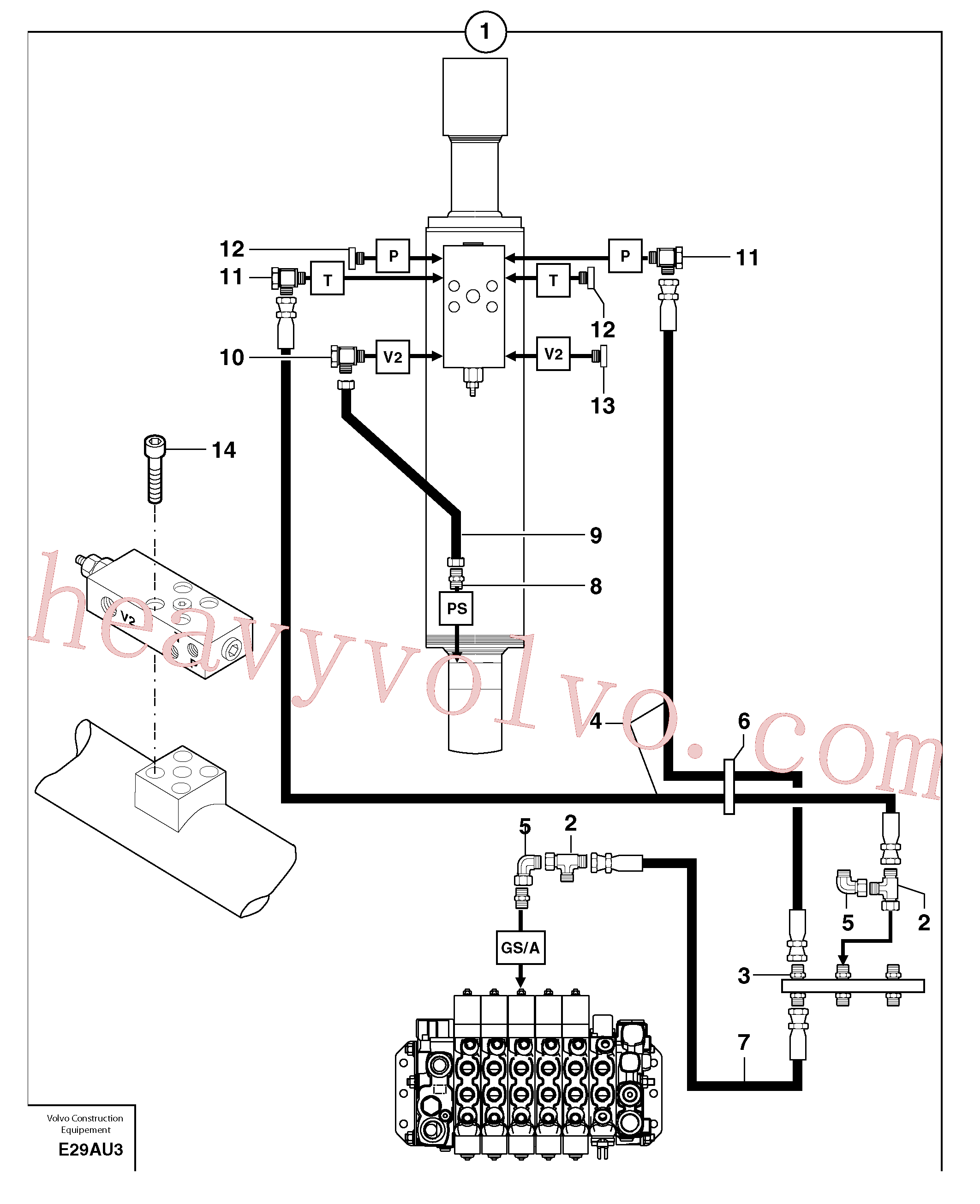 VOE11806313 for Volvo Supplement concerning handling operations / option(E29AU3 assembly)