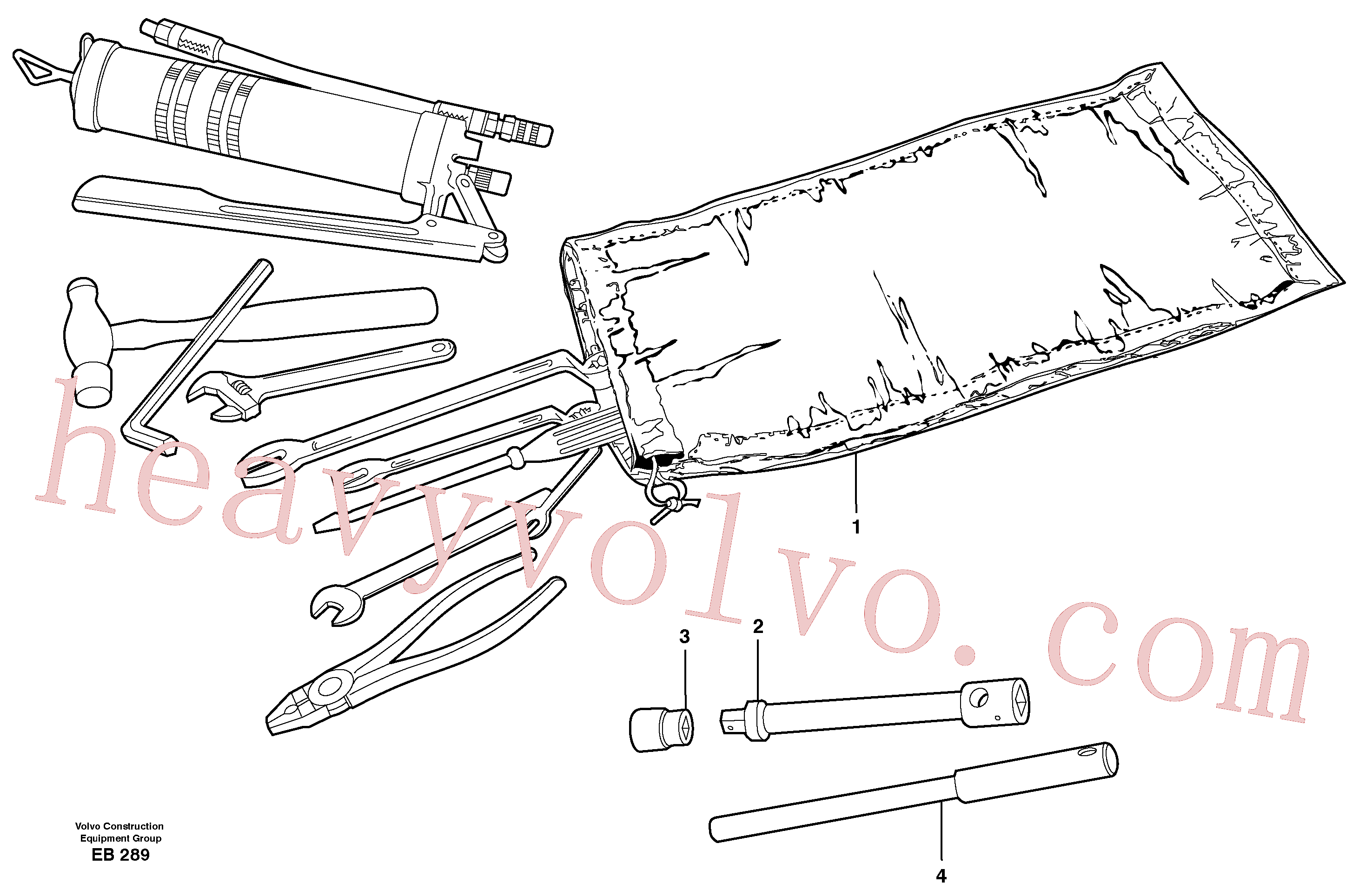 VOE6611274 for Volvo Tools(EB289 assembly)