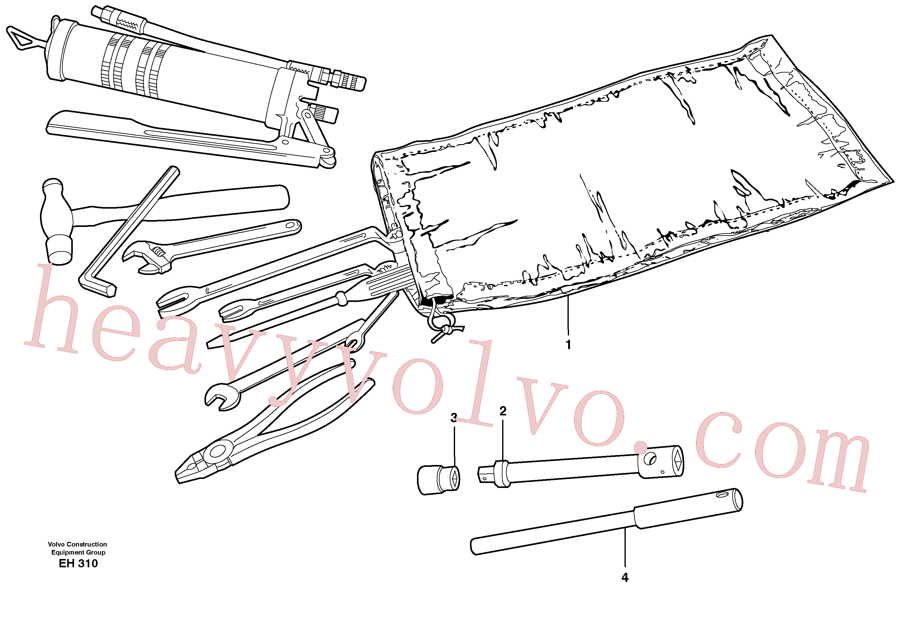 VOE4854513 for Volvo Tools(EH310 assembly)