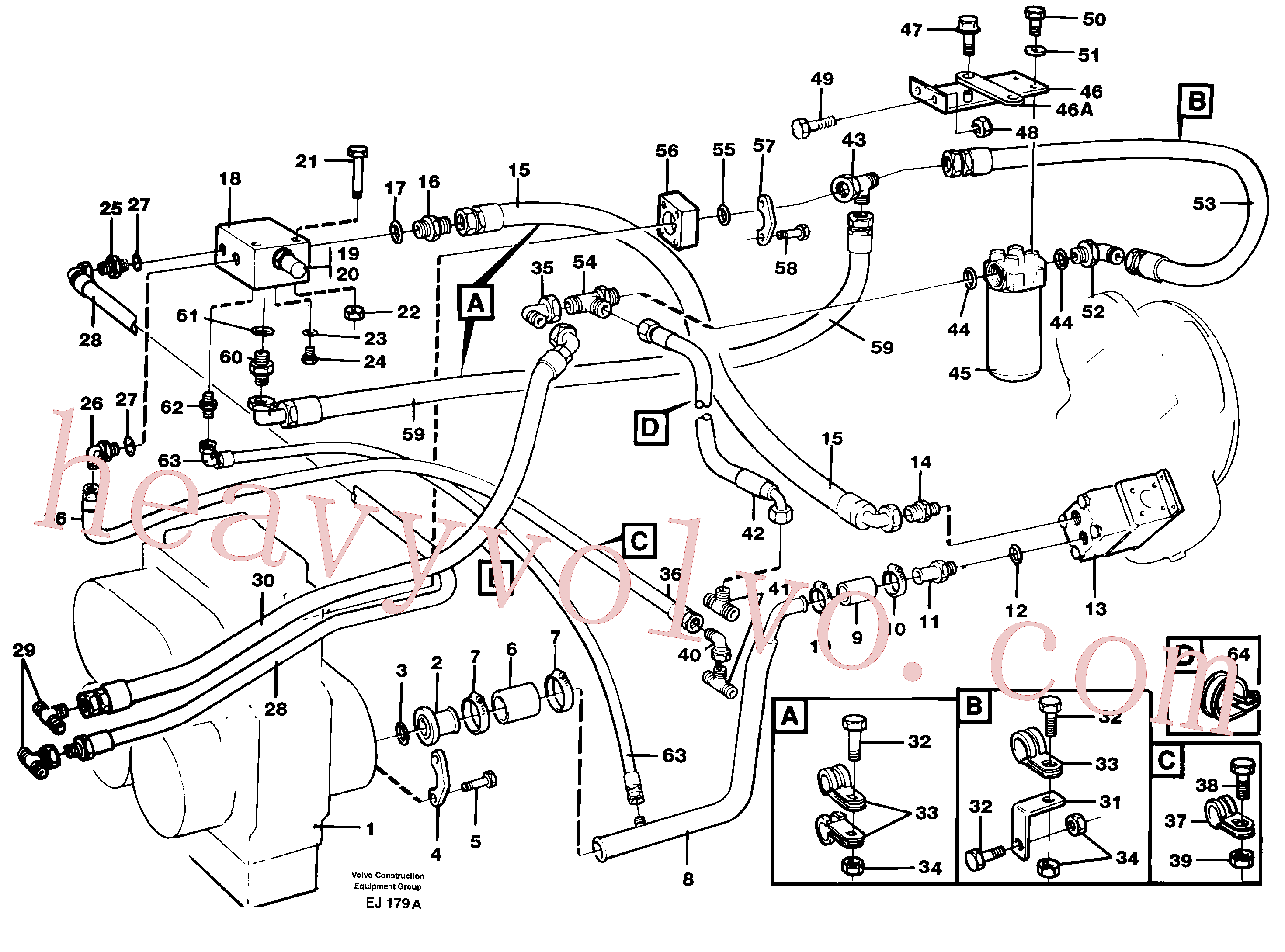 VOE981646 for Volvo Brake cooling system(EJ179A assembly)