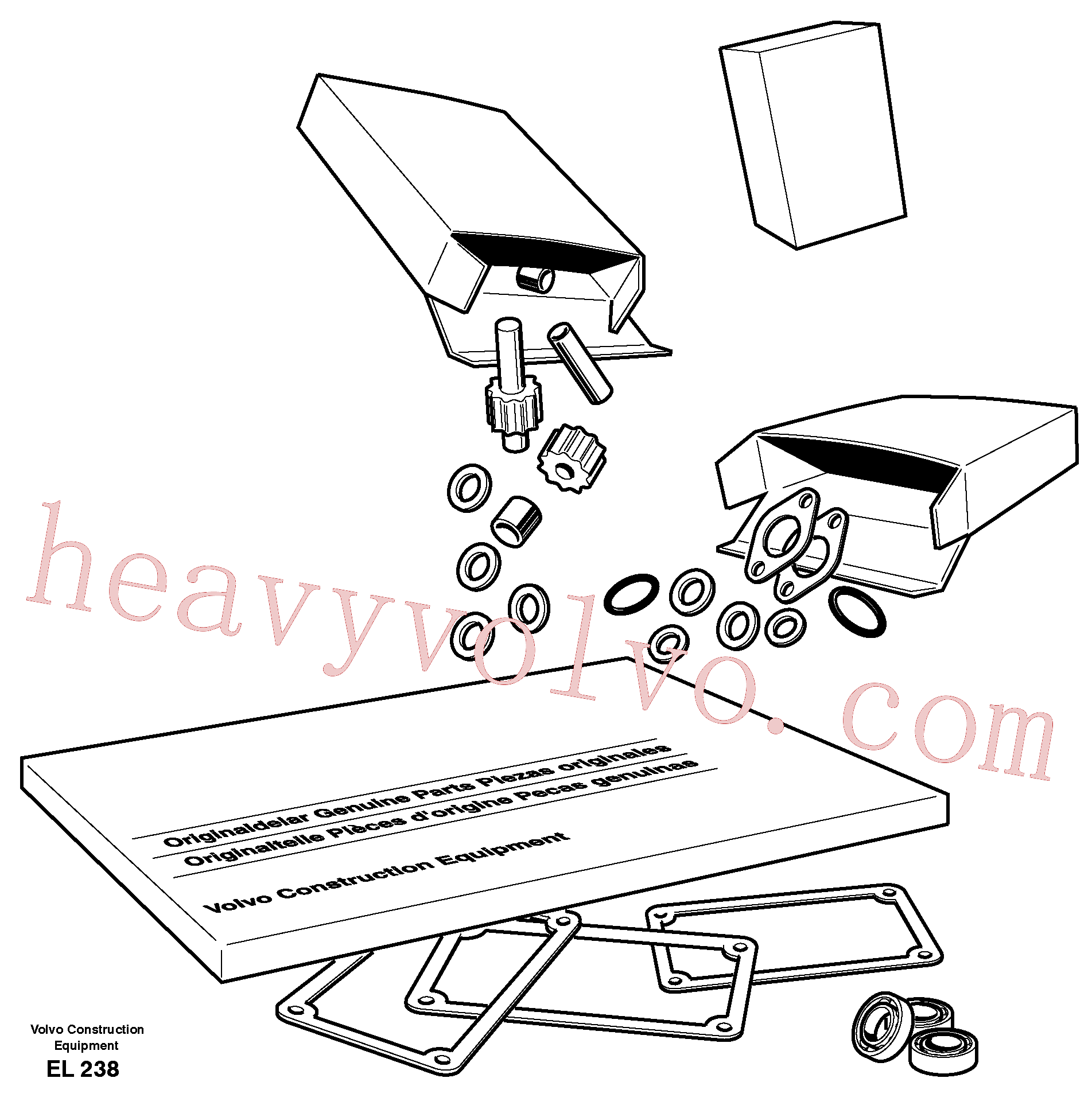 VOE13949410 for Volvo Repair kit for transmission(EL238 assembly)