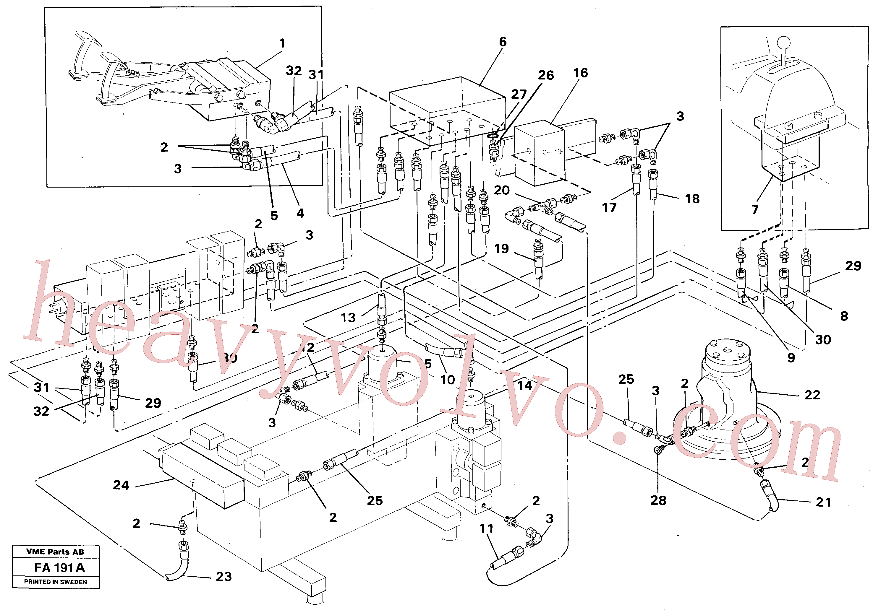 VOE14053116 for Volvo Travel motor hydraulics, servo hydraulics(FA191A assembly)