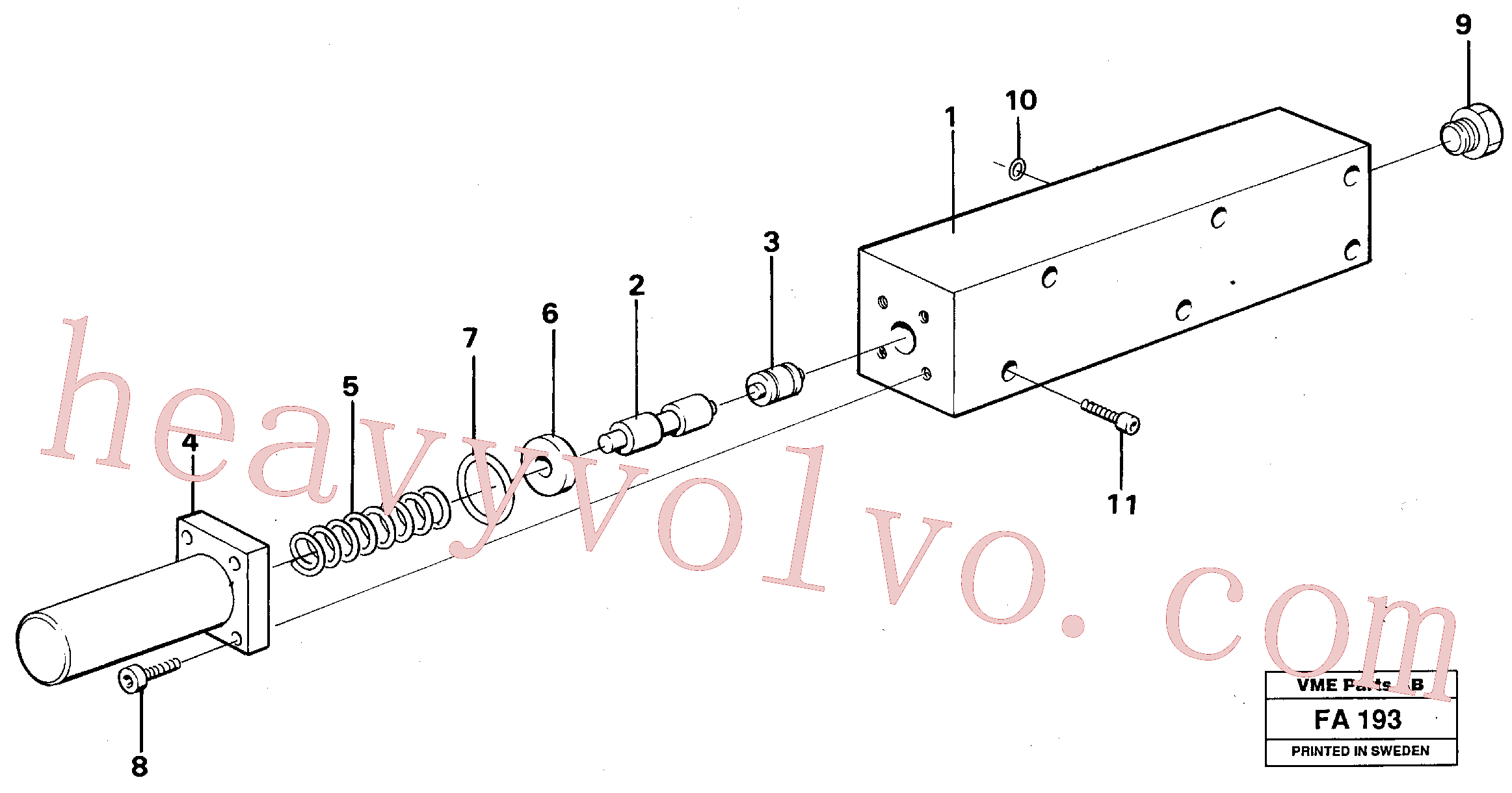 VOE955973 for Volvo Fuel miser valve(FA193 assembly)