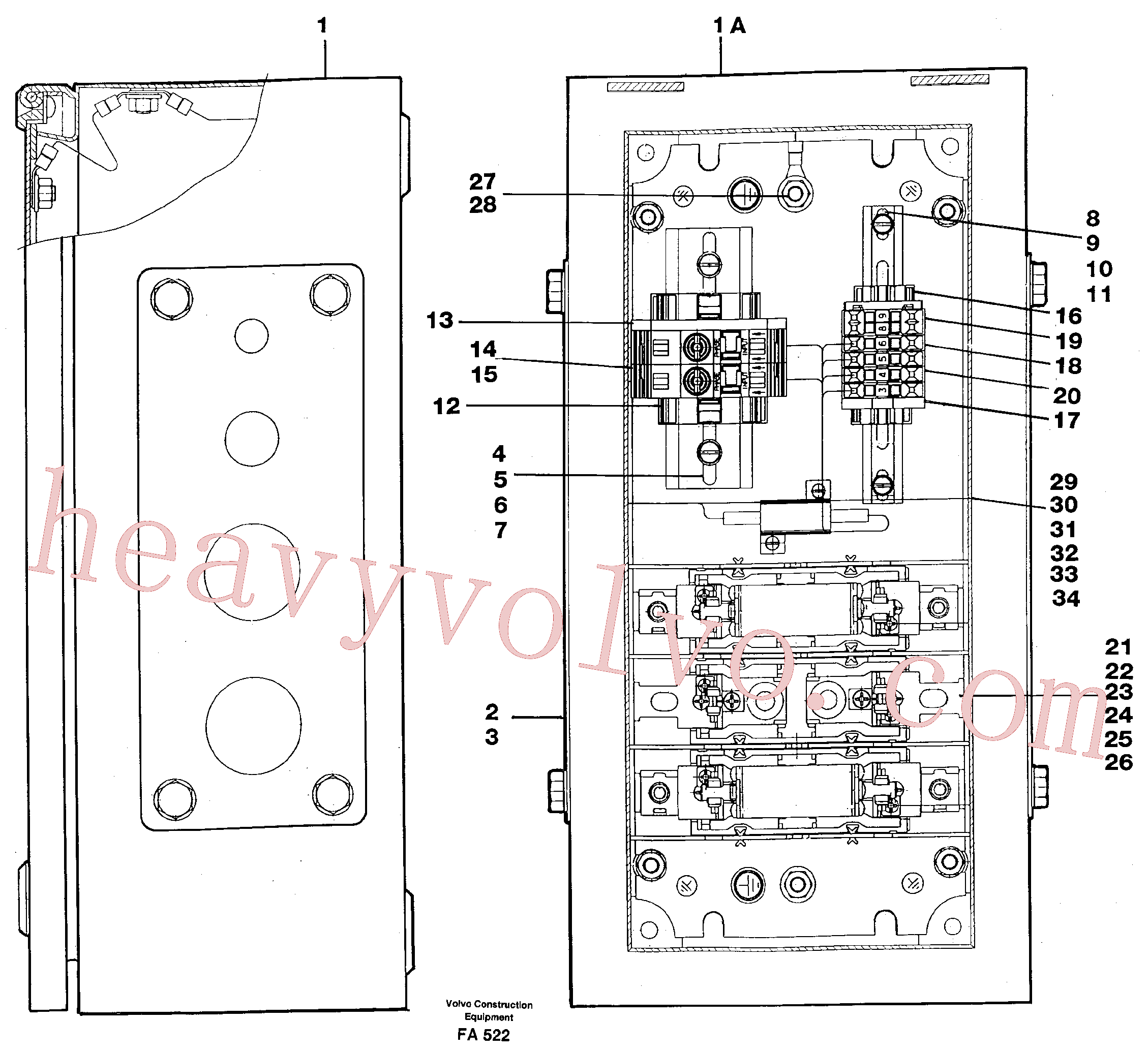 VOE14261695 for Volvo Magnet equipment Älmhult,electric distr. unit(FA522 assembly)