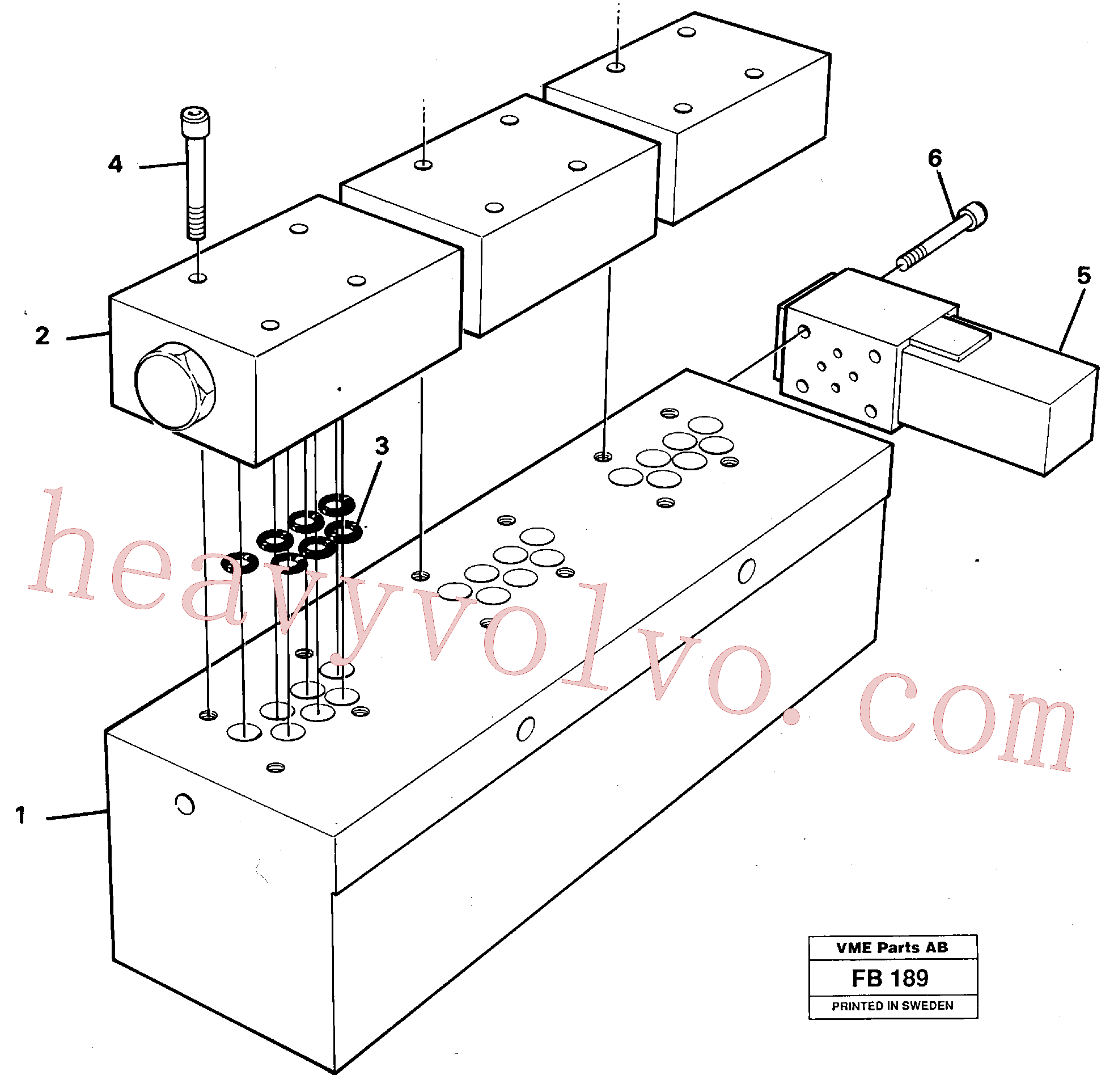 VOE14270338 for Volvo Speed control block(FB189 assembly)