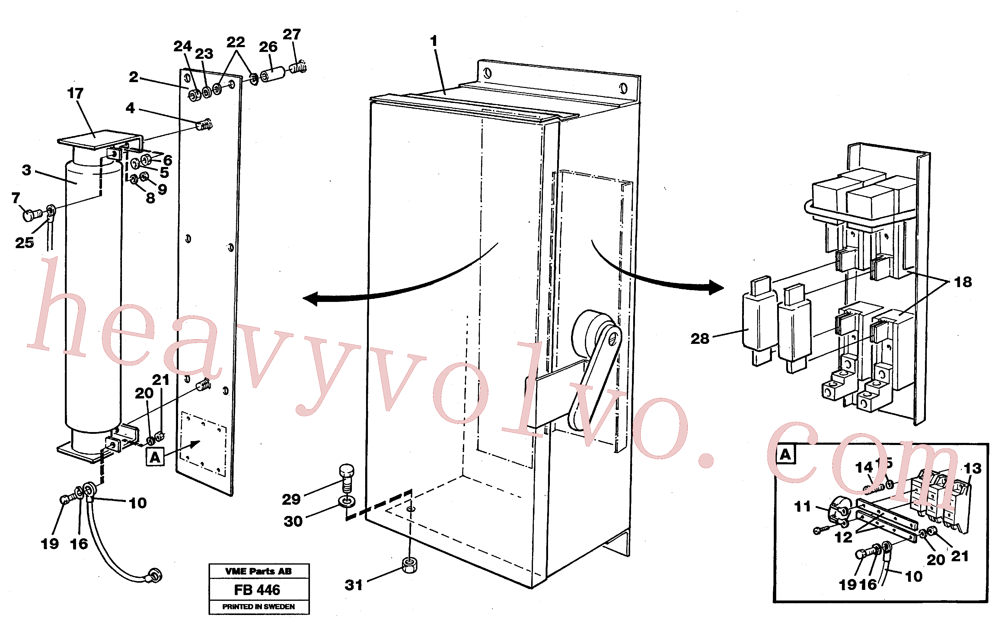 VOE11701777 for Volvo Magnet equipment Ohio, disconnector unit(FB446 assembly)