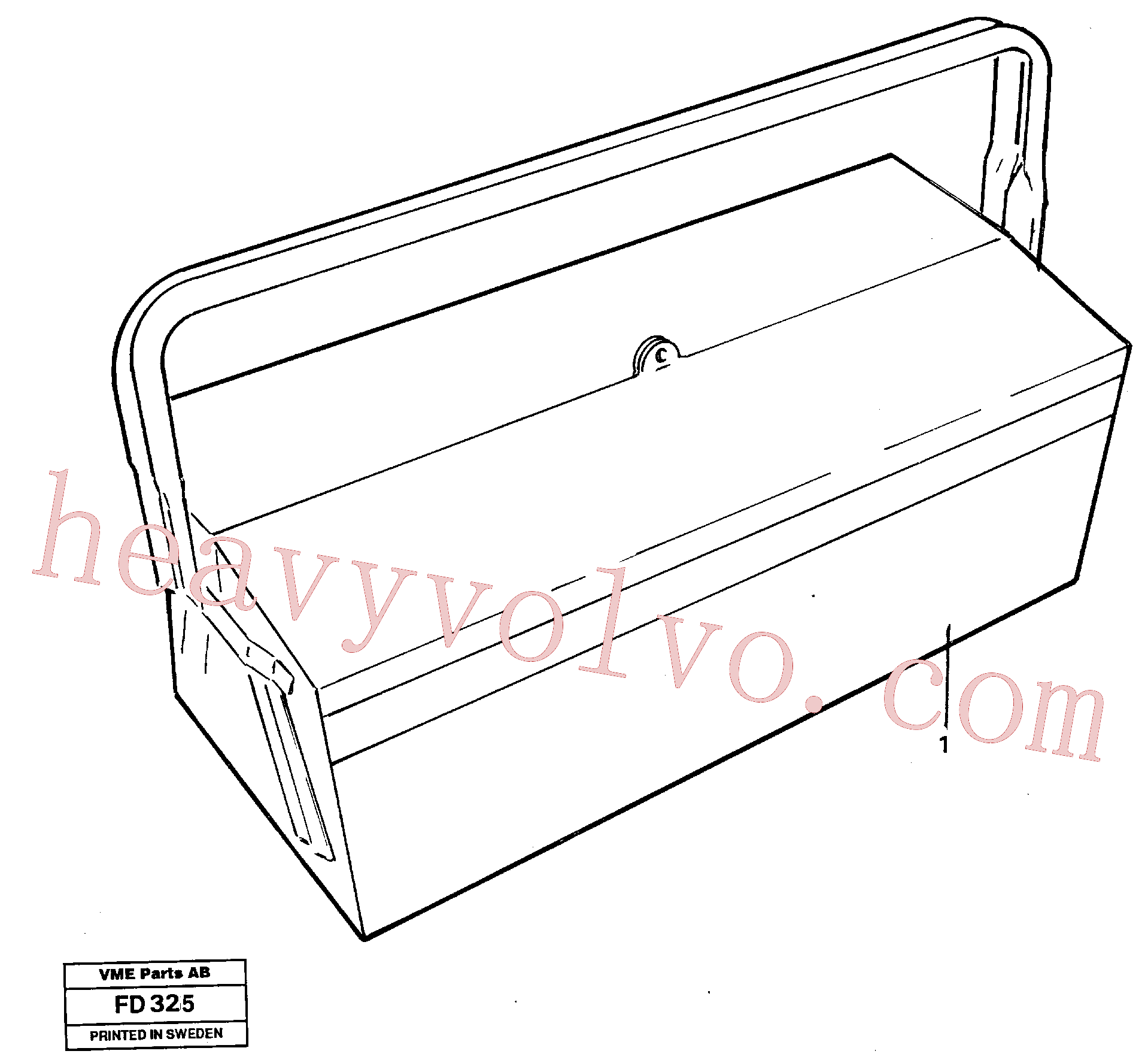 VOE14026375 for Volvo Toolbox(FD325 assembly)