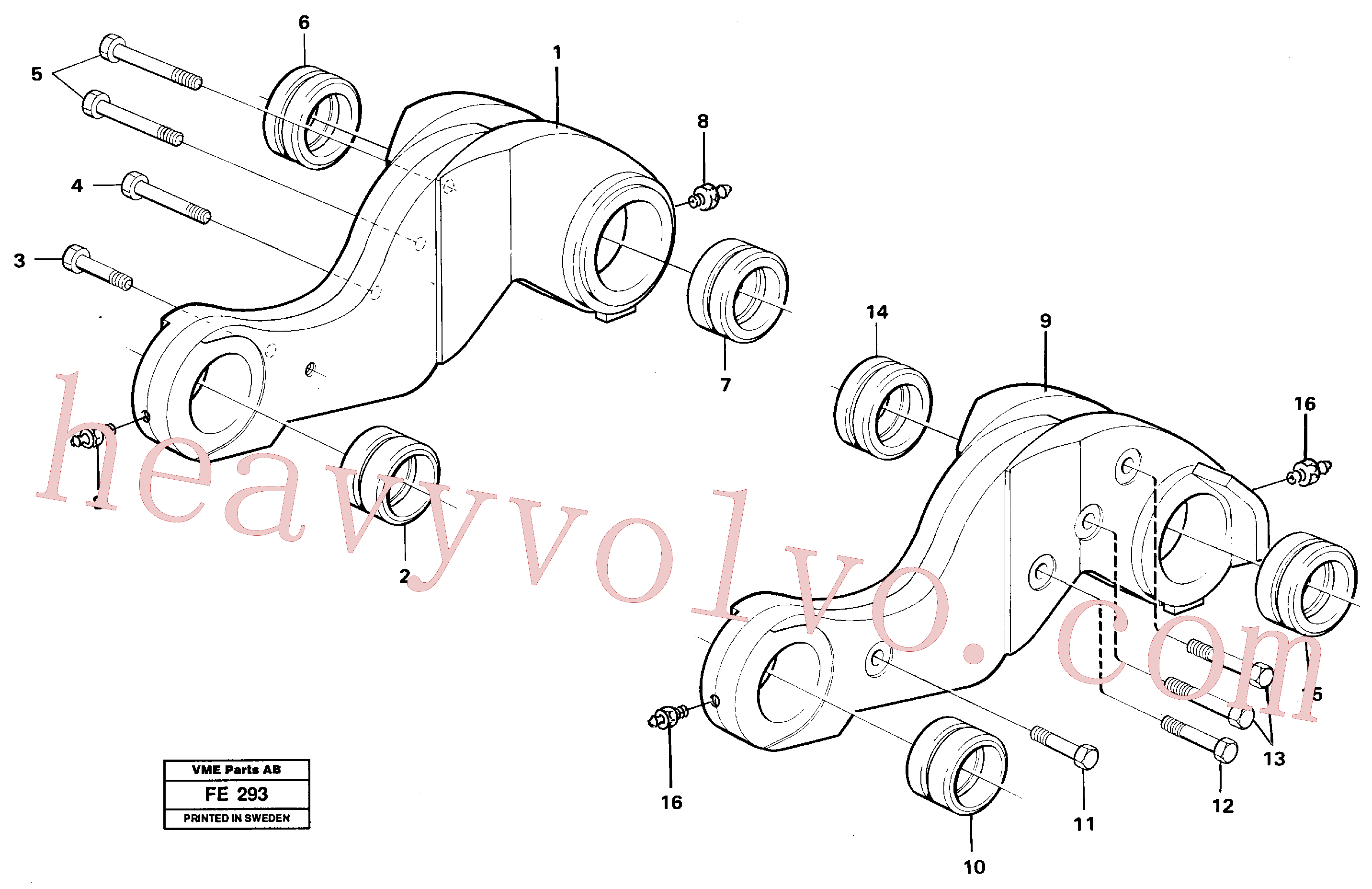 VOE14055548 for Volvo Lever(FE293 assembly)