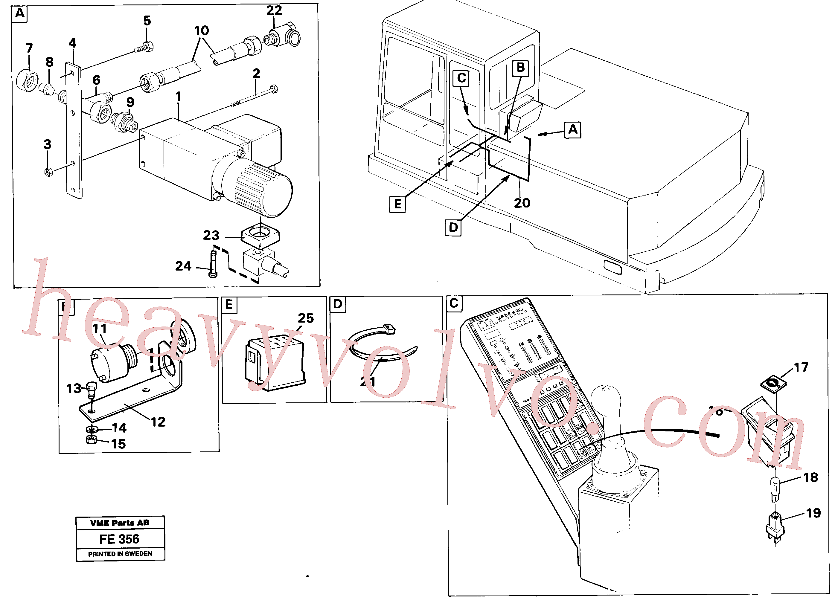 VOE966327 for Volvo Overload protection(FE356 assembly)