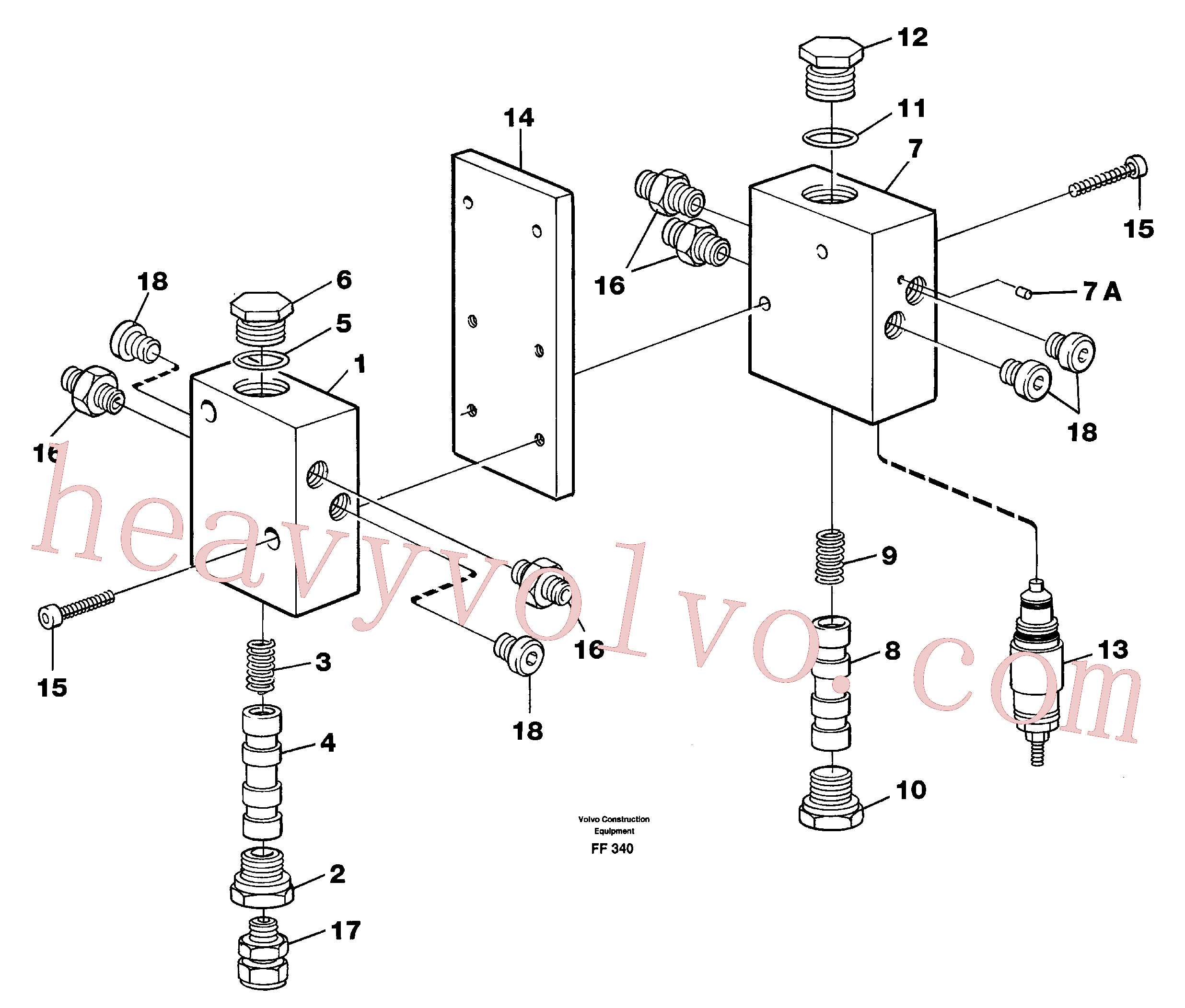 VOE14257470 for Volvo Relay valves(FF340 assembly)