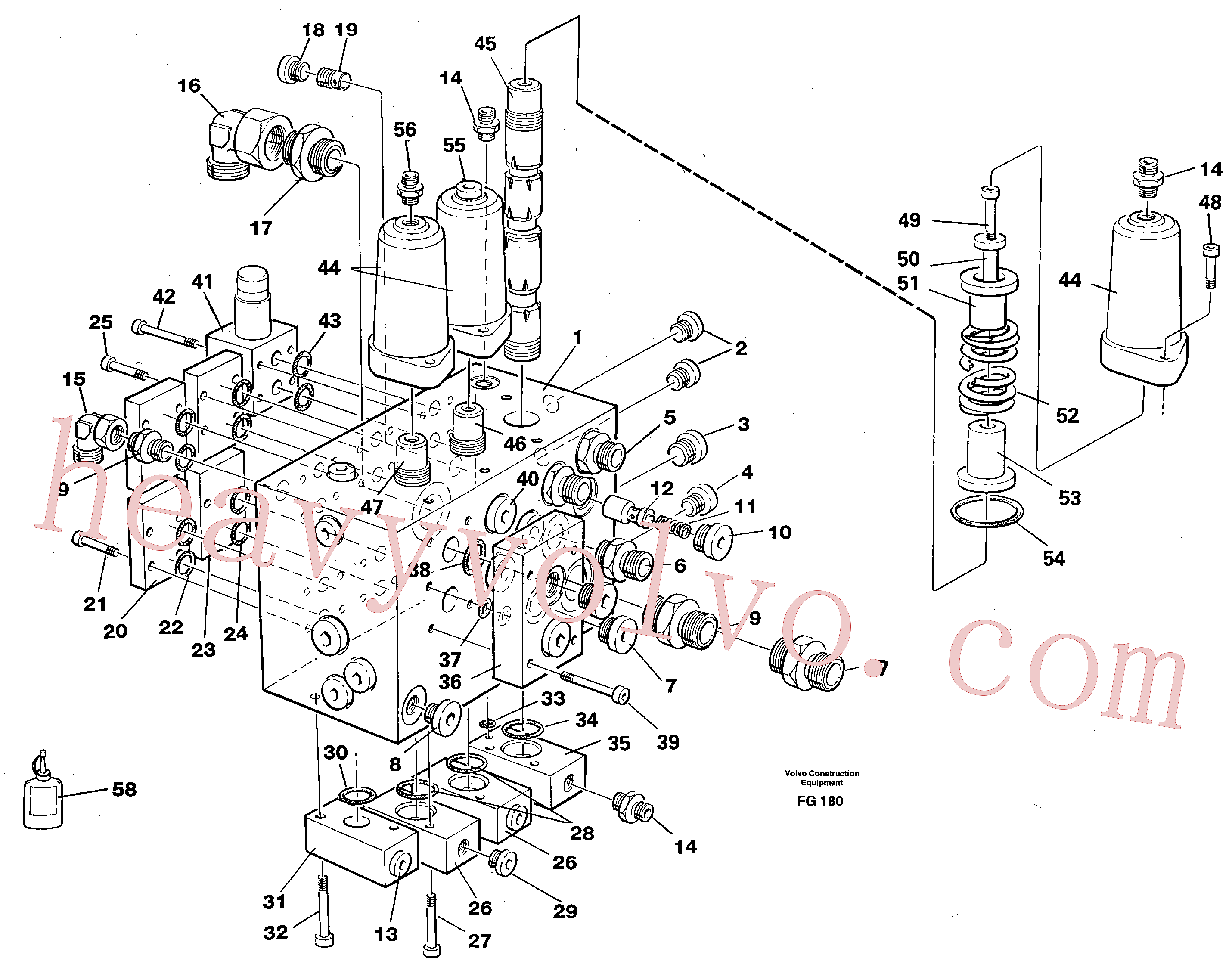 VOE14211238 for Volvo Slew valve assembly(FG180 assembly)