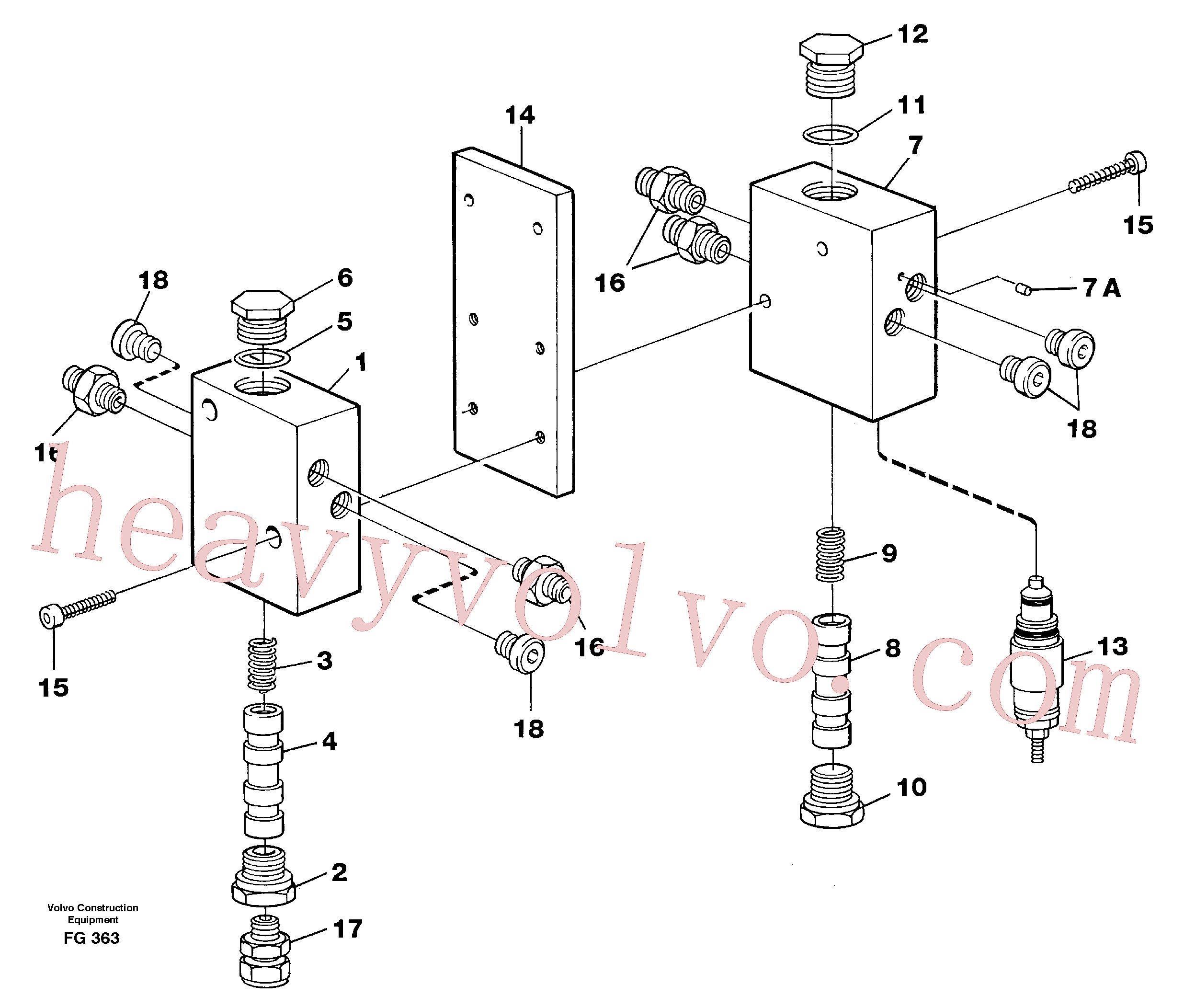 VOE14257470 for Volvo Relay valves(FG363 assembly)