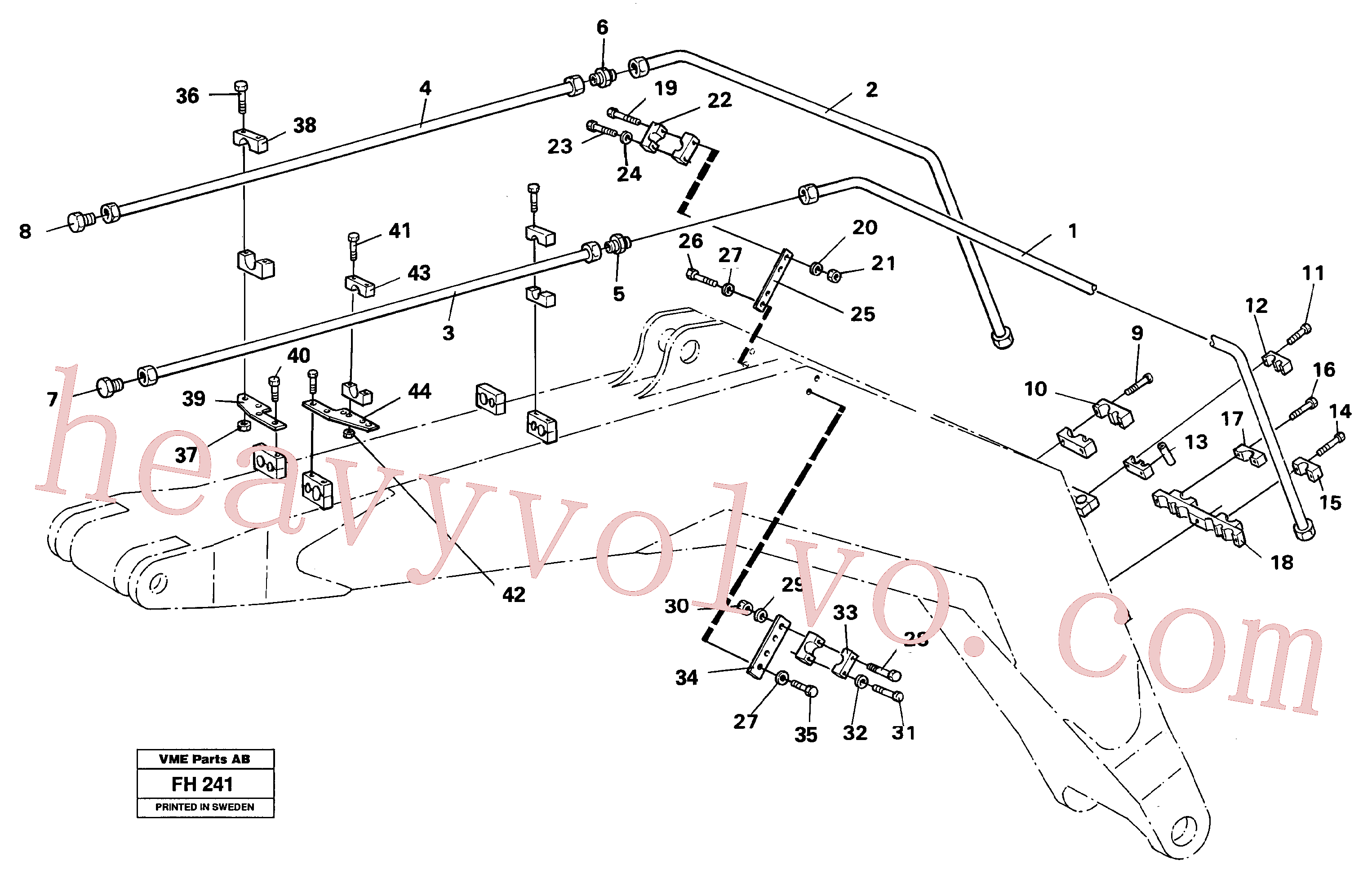 VOE14260950 for Volvo Hammer/shears Boom equipment(FH241 assembly)