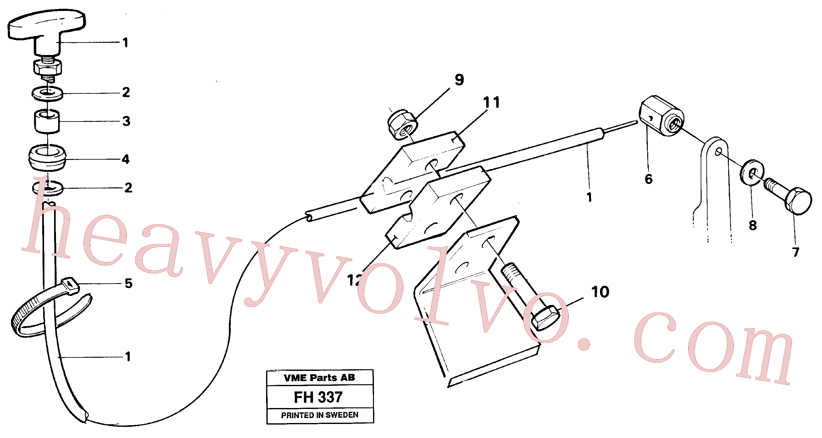 VOE13955224 for Volvo Stop control(FH337 assembly)