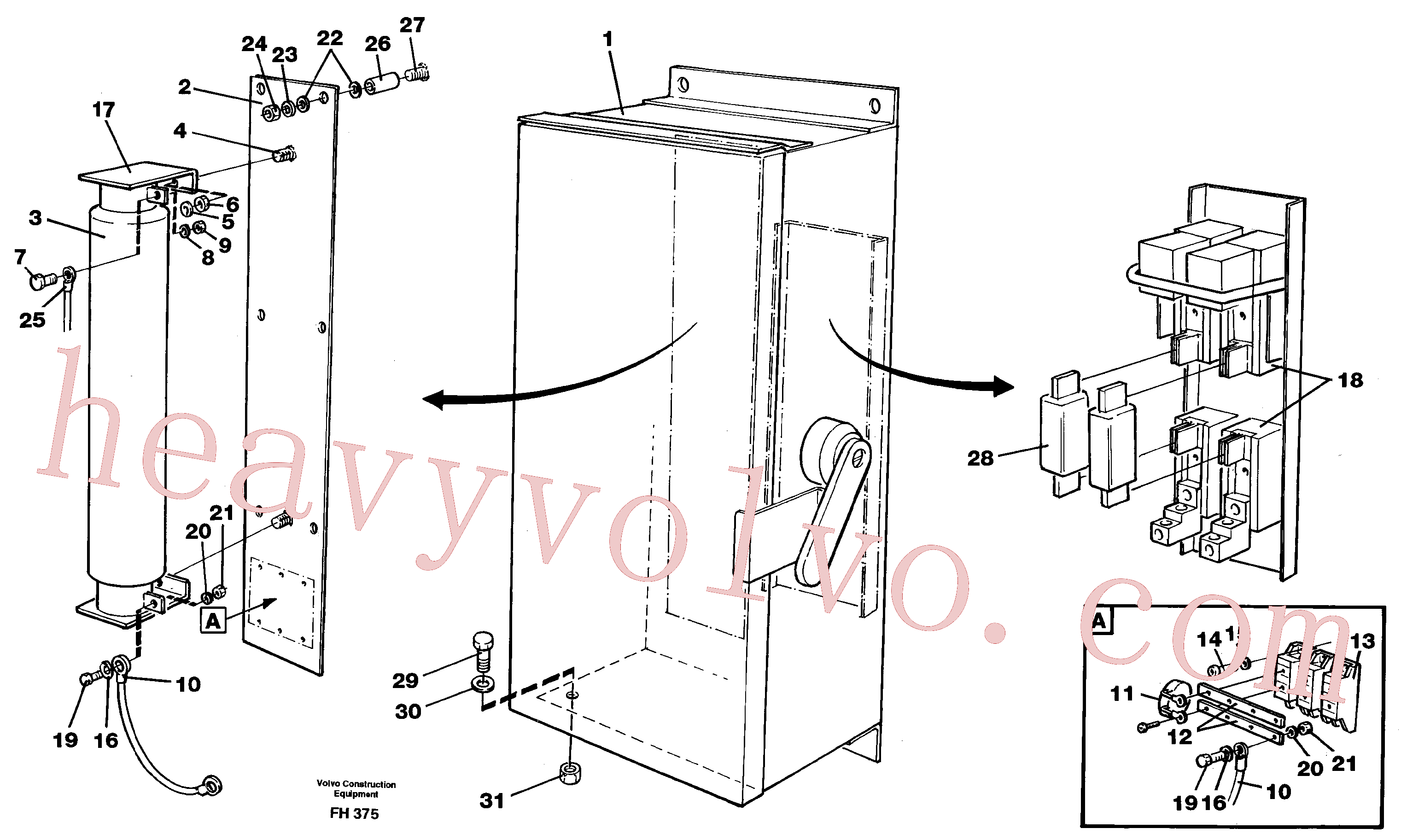 VOE11701777 for Volvo Magnet equipment Ohio, disconnector unit(FH375 assembly)