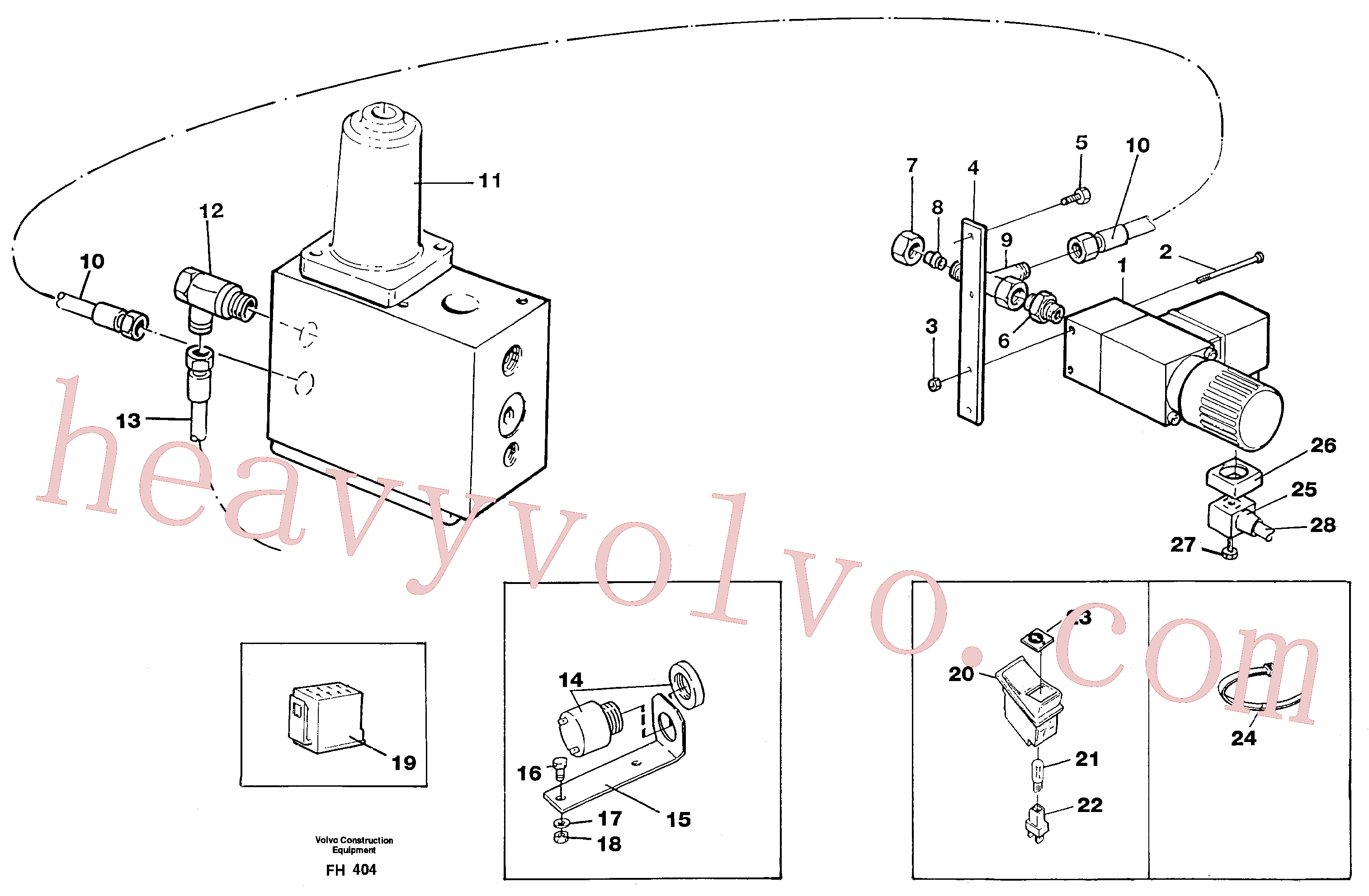 VOE14256456 for Volvo Overload protection(FH404 assembly)