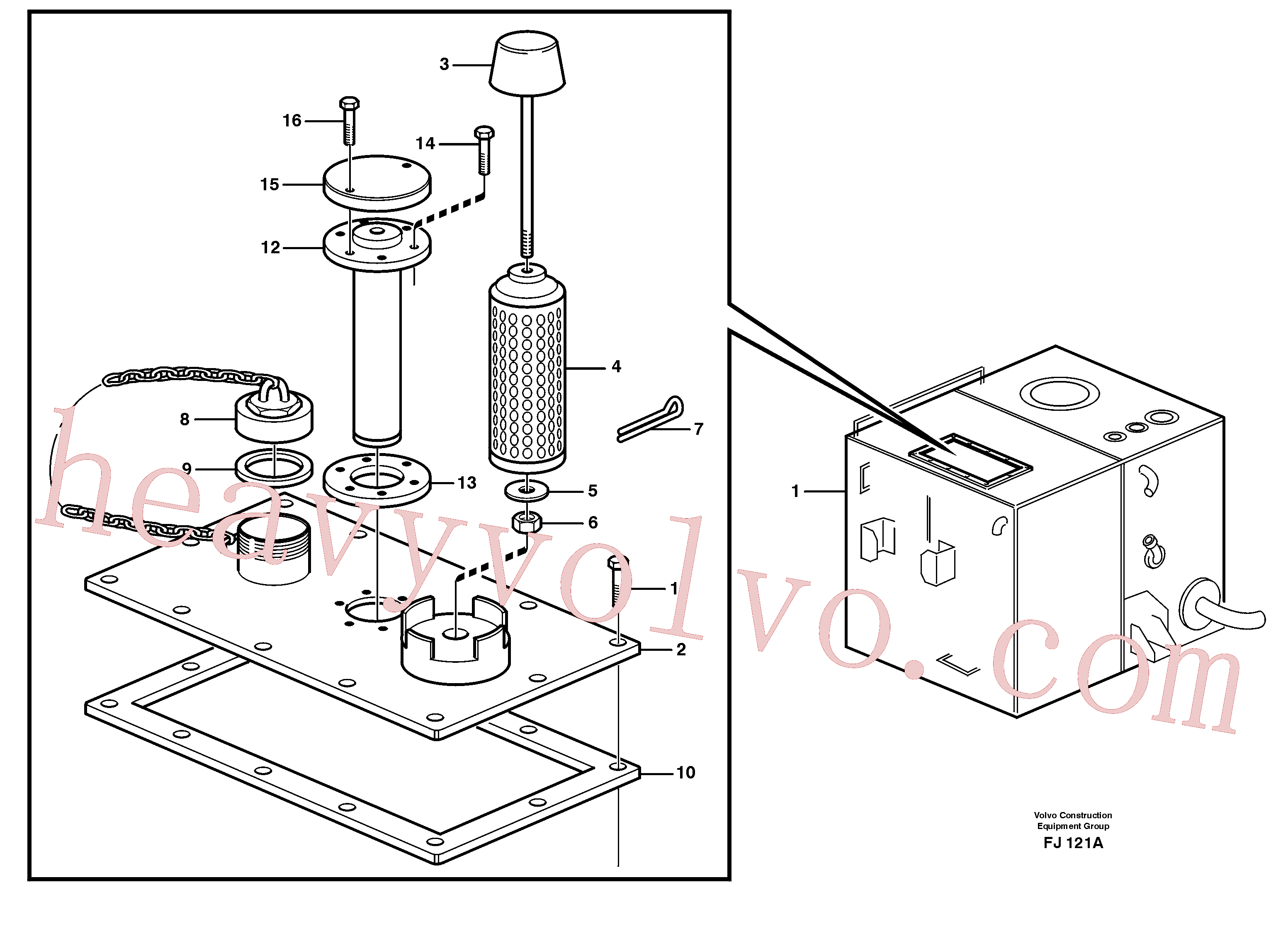 VOE14014293 for Volvo Fuel tank(FJ121A assembly)