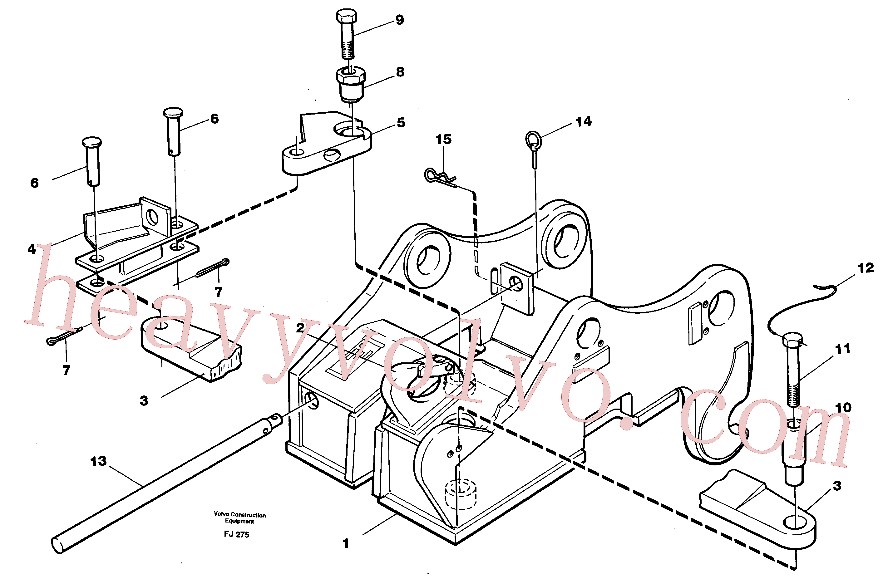 VOE14210837 for Volvo Quickfit, mechanical(FJ275 assembly)