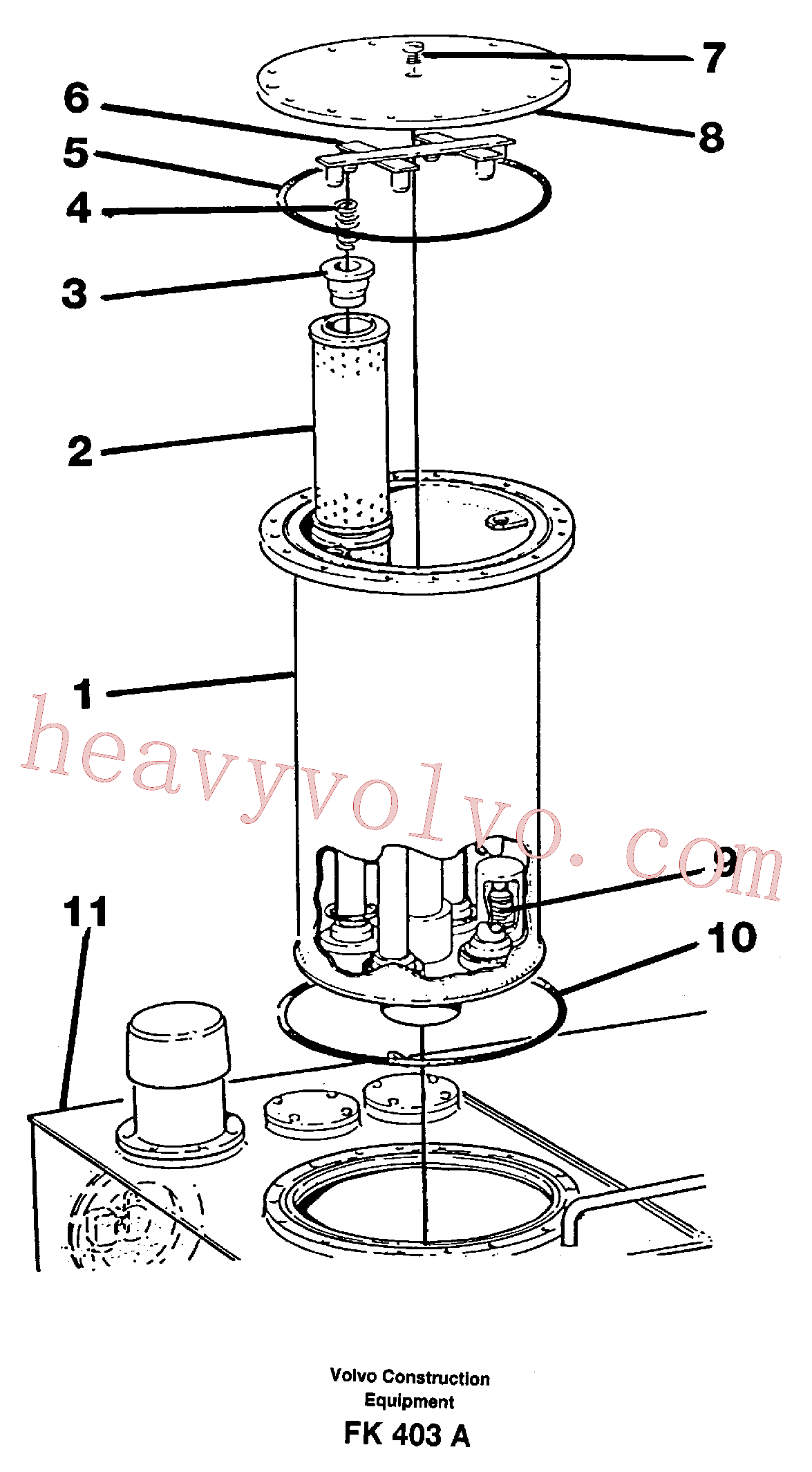 VOE14024871 for Volvo Filter box(FK403A assembly)