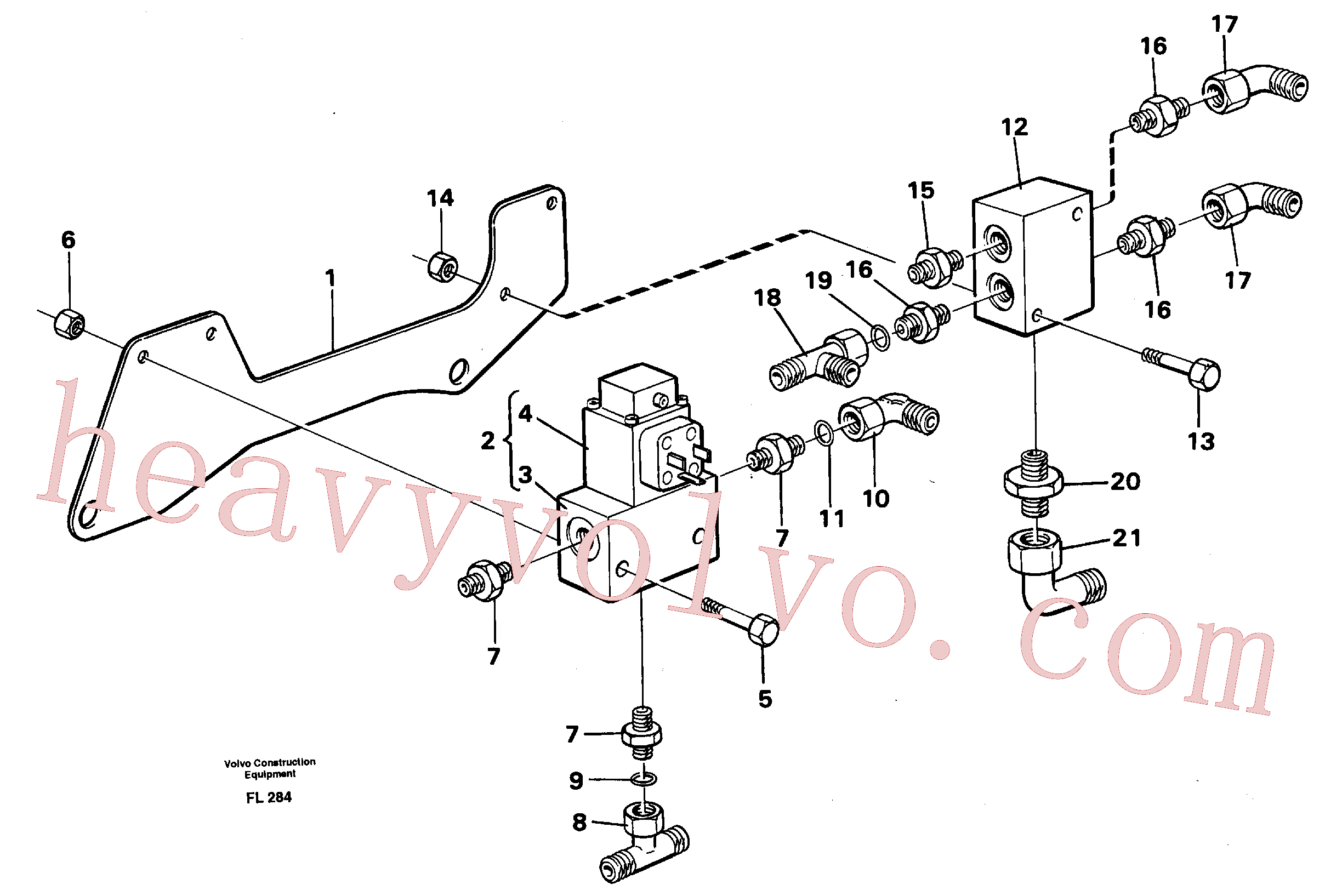 VOE14254331 for Volvo Proportional valve(FL284 assembly)