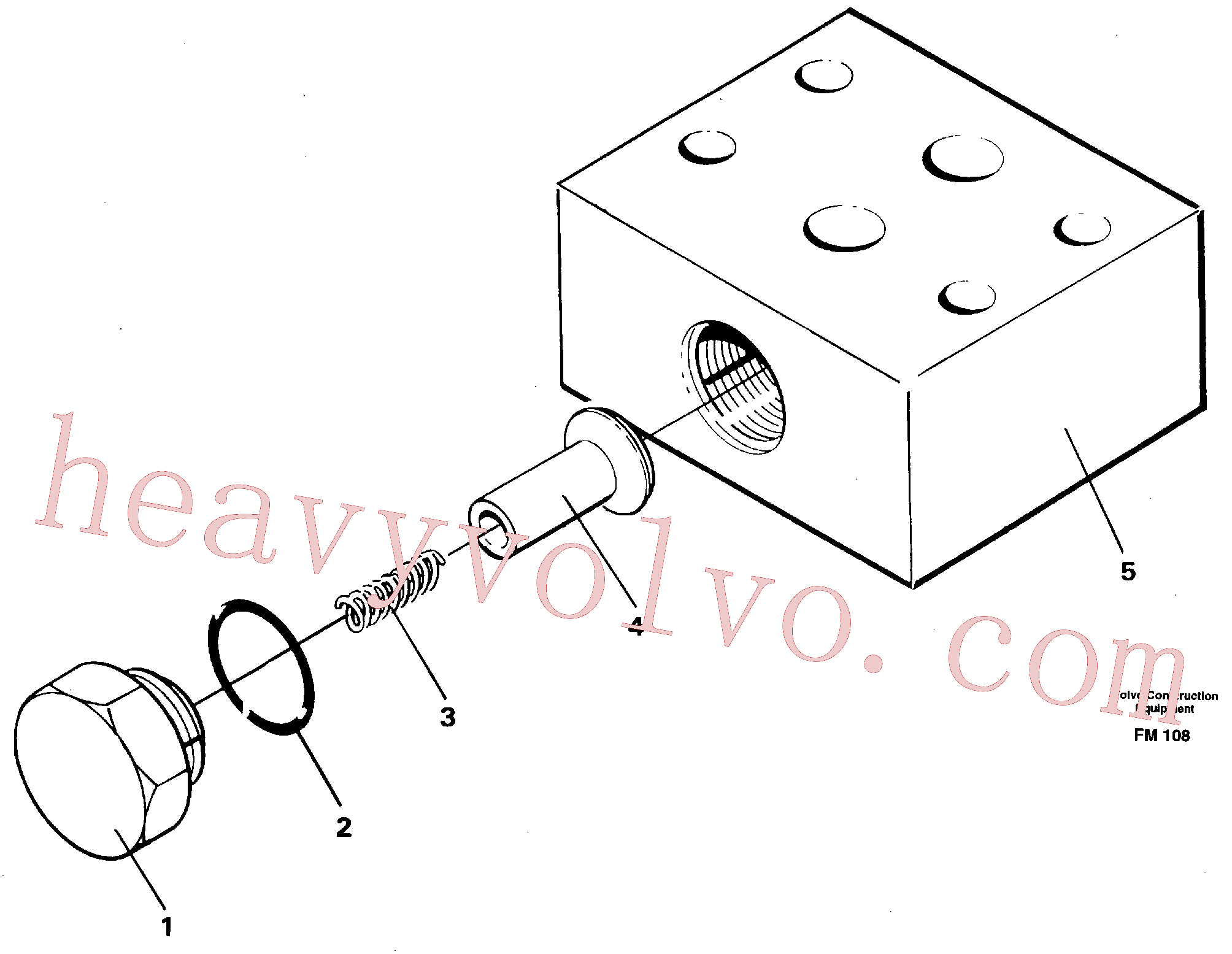 VOE14233688 for Volvo Anticavitation valve(FM108 assembly)