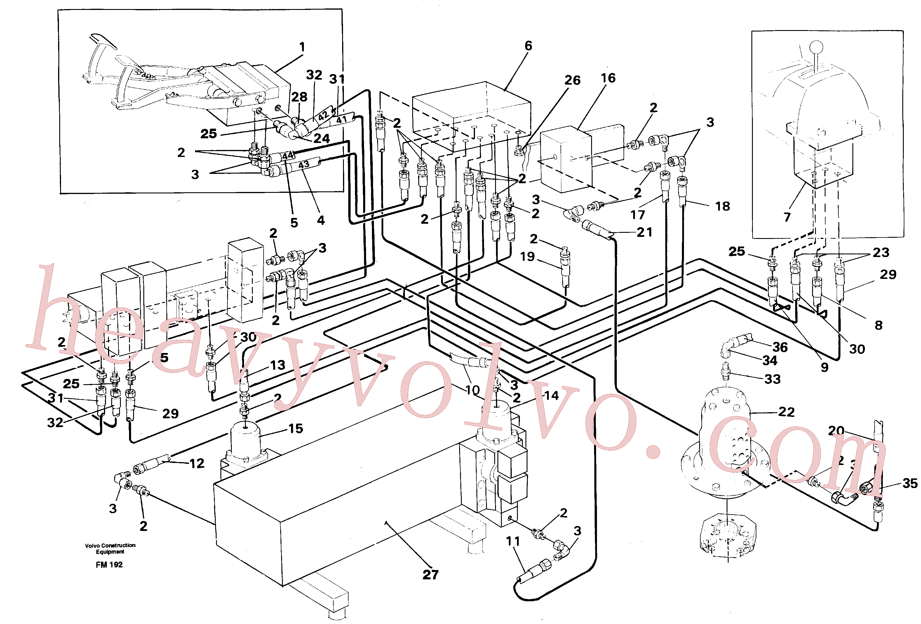 VOE14213131 for Volvo Travel motor hydraulics, superstructure(FM192 assembly)