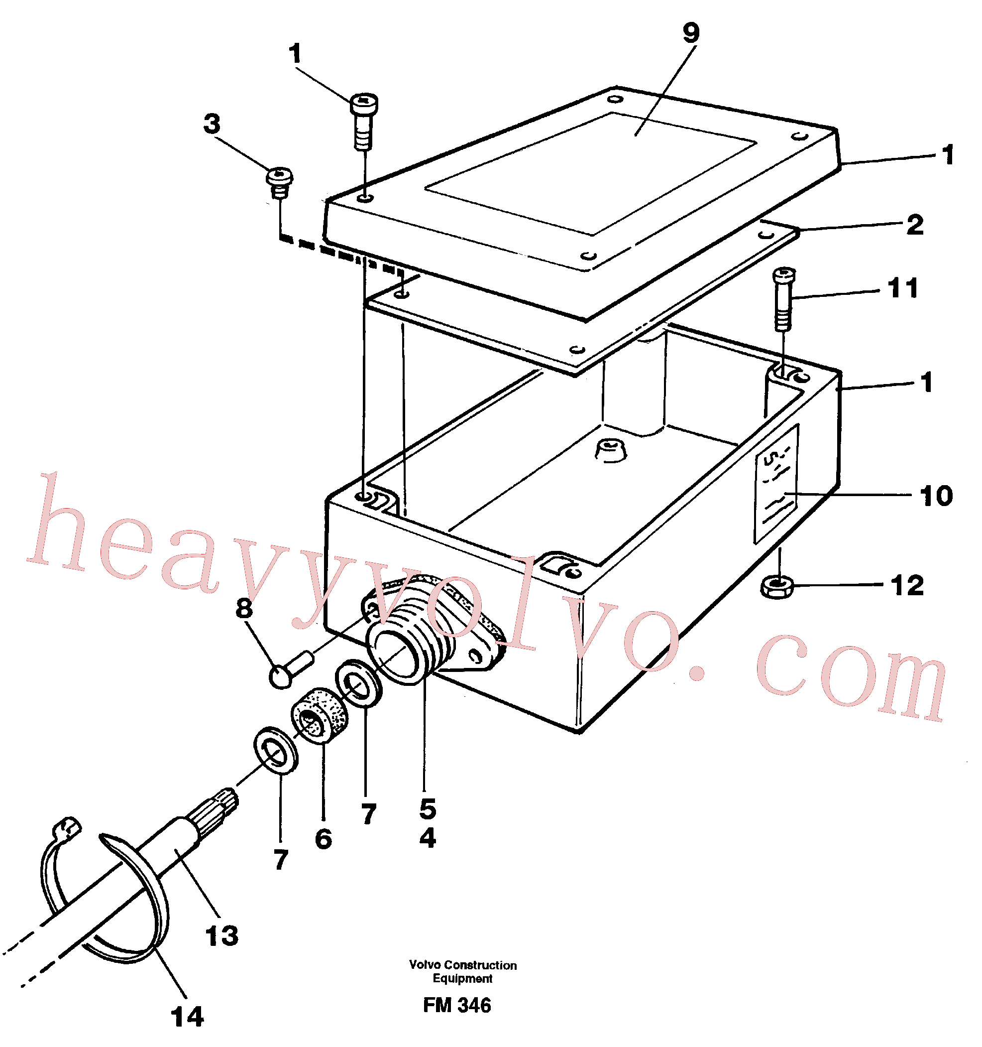 VOE14212012 for Volvo Electric installation for load limiting device(FM346 assembly)