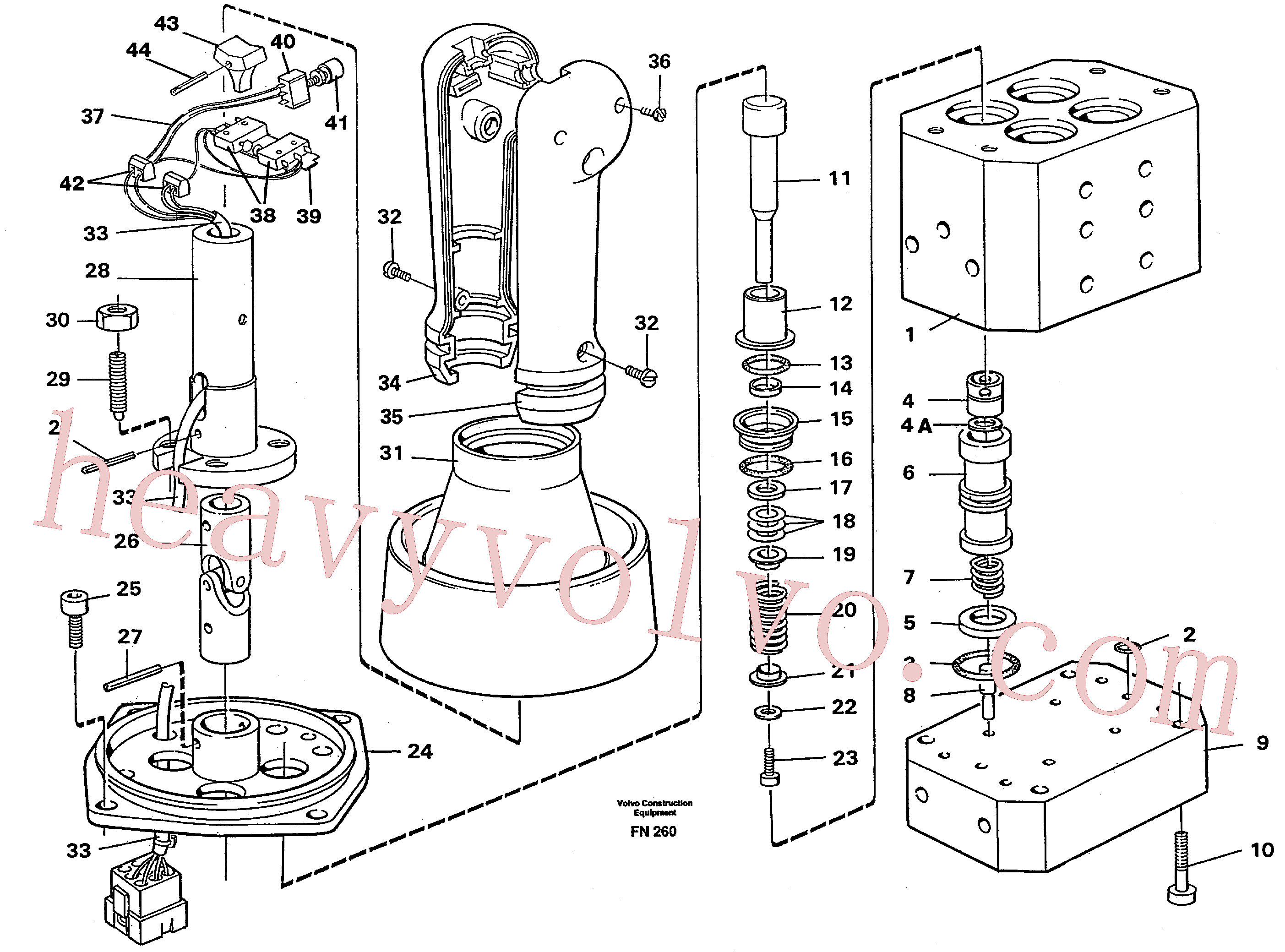 VOE14241246 for Volvo Control pressure valve(FN260 assembly)