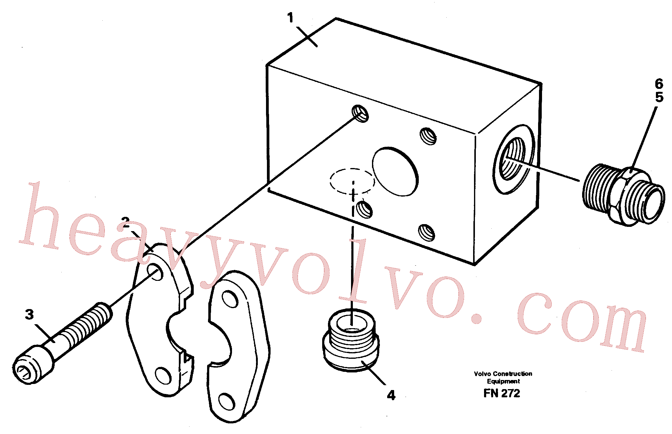 VOE14252134 for Volvo Adapter(FN272 assembly)