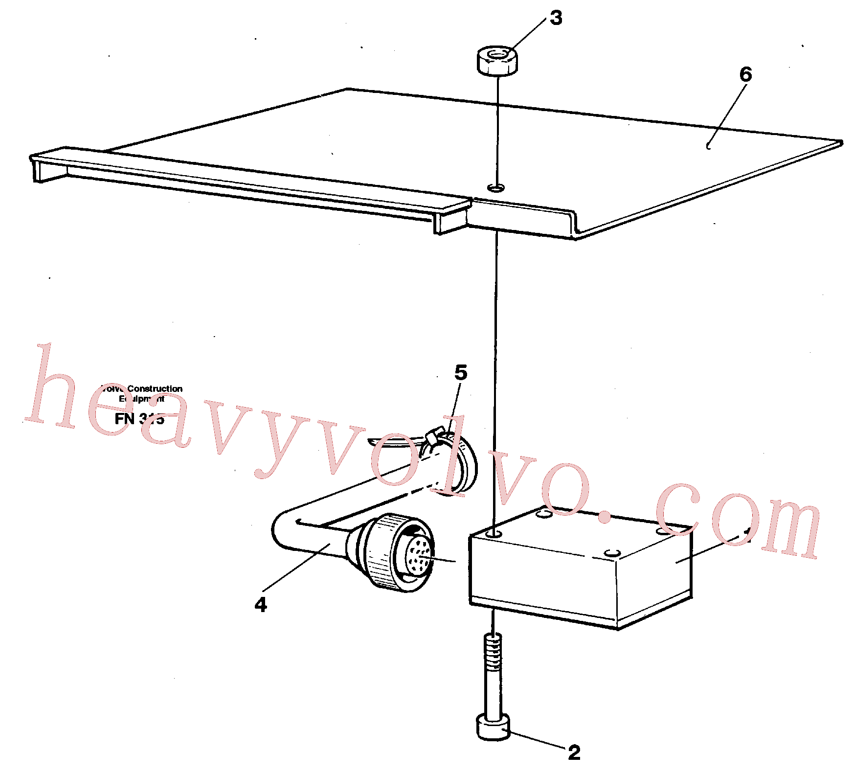 VOE14014814 for Volvo Overspeed protection(FN315 assembly)