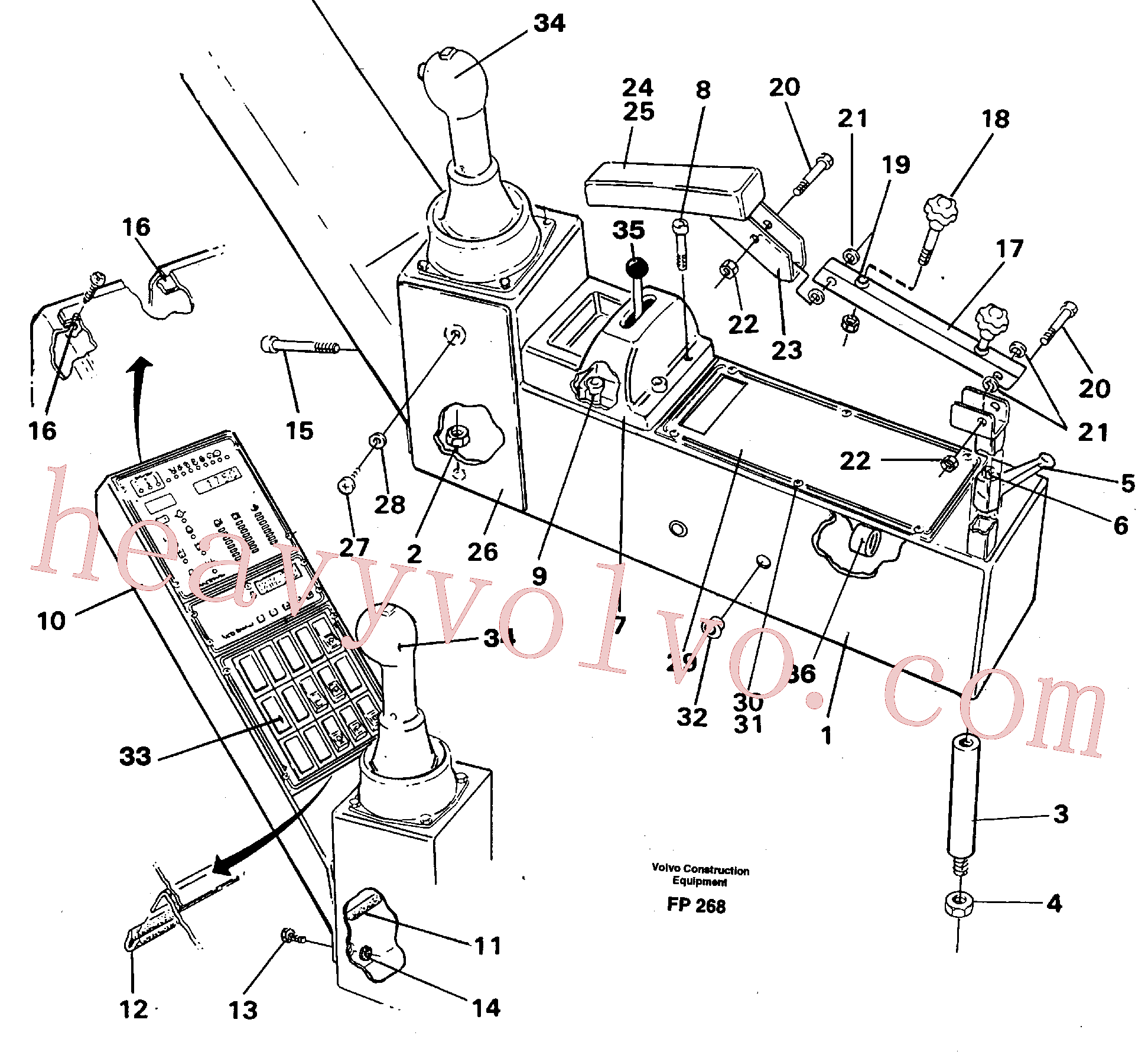 VOE14213384 for Volvo Side panel right(FP268 assembly)