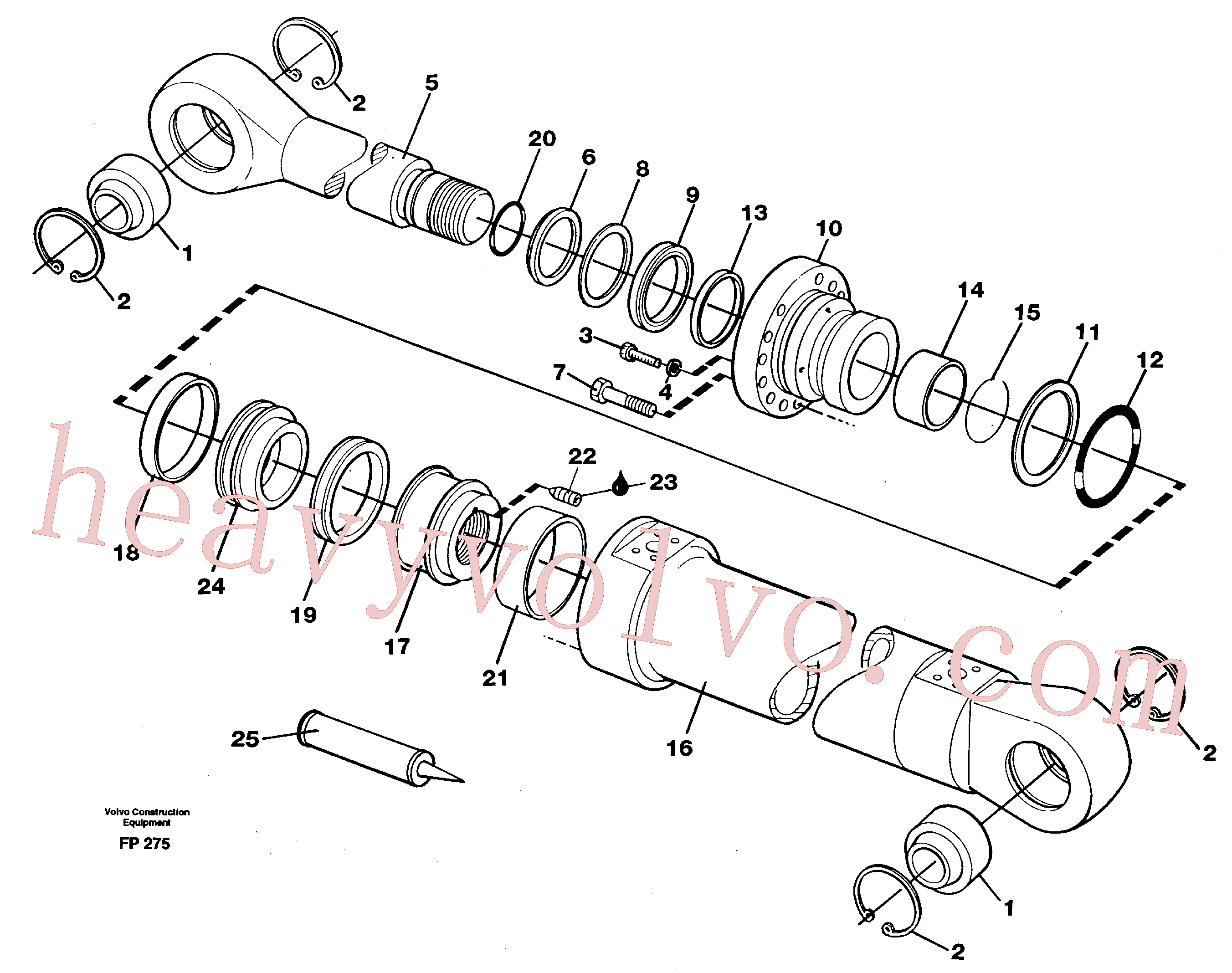 VOE14237768 for Volvo Boom cylinder(FP275 assembly)