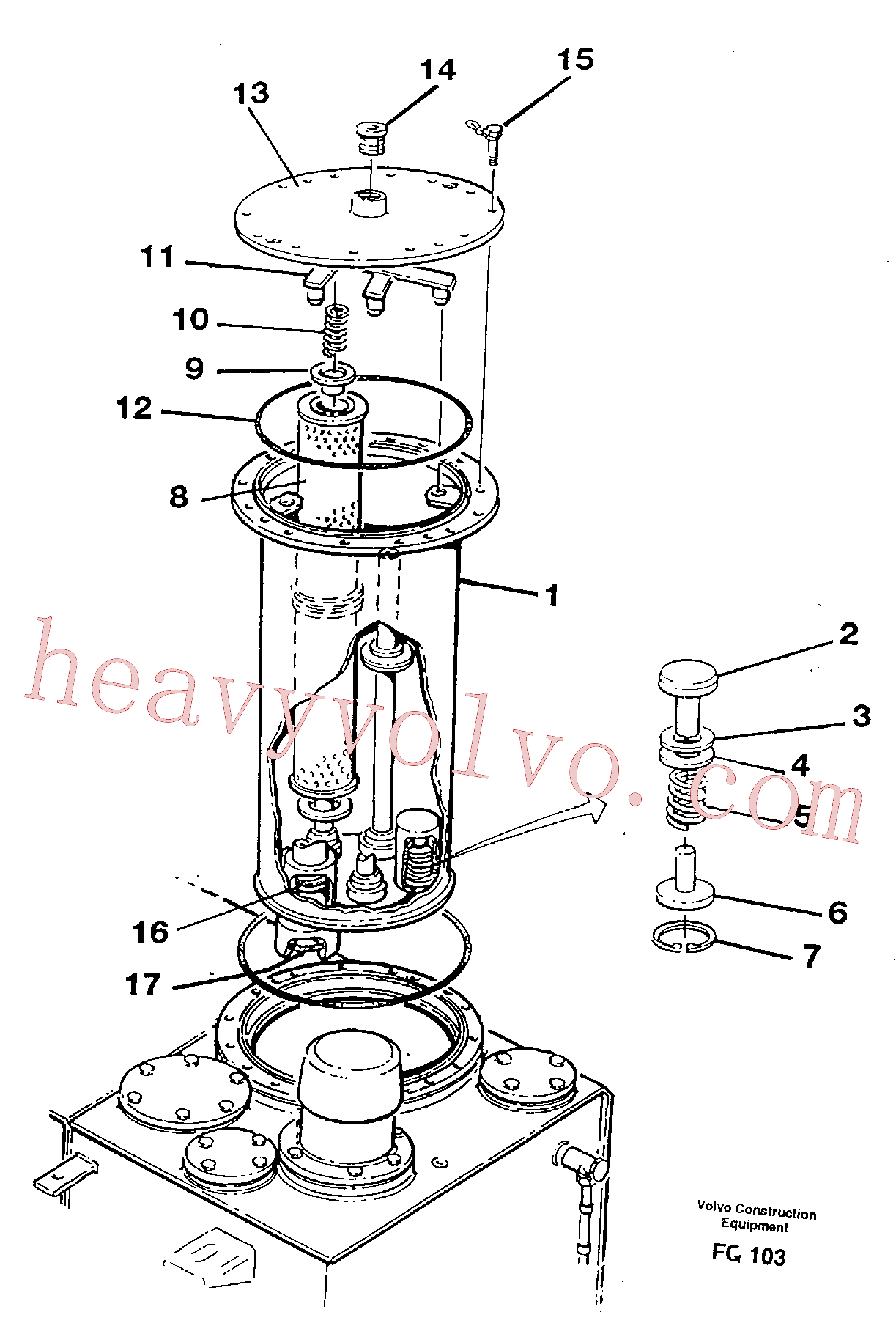 VOE14024871 for Volvo Filter box(FQ103 assembly)