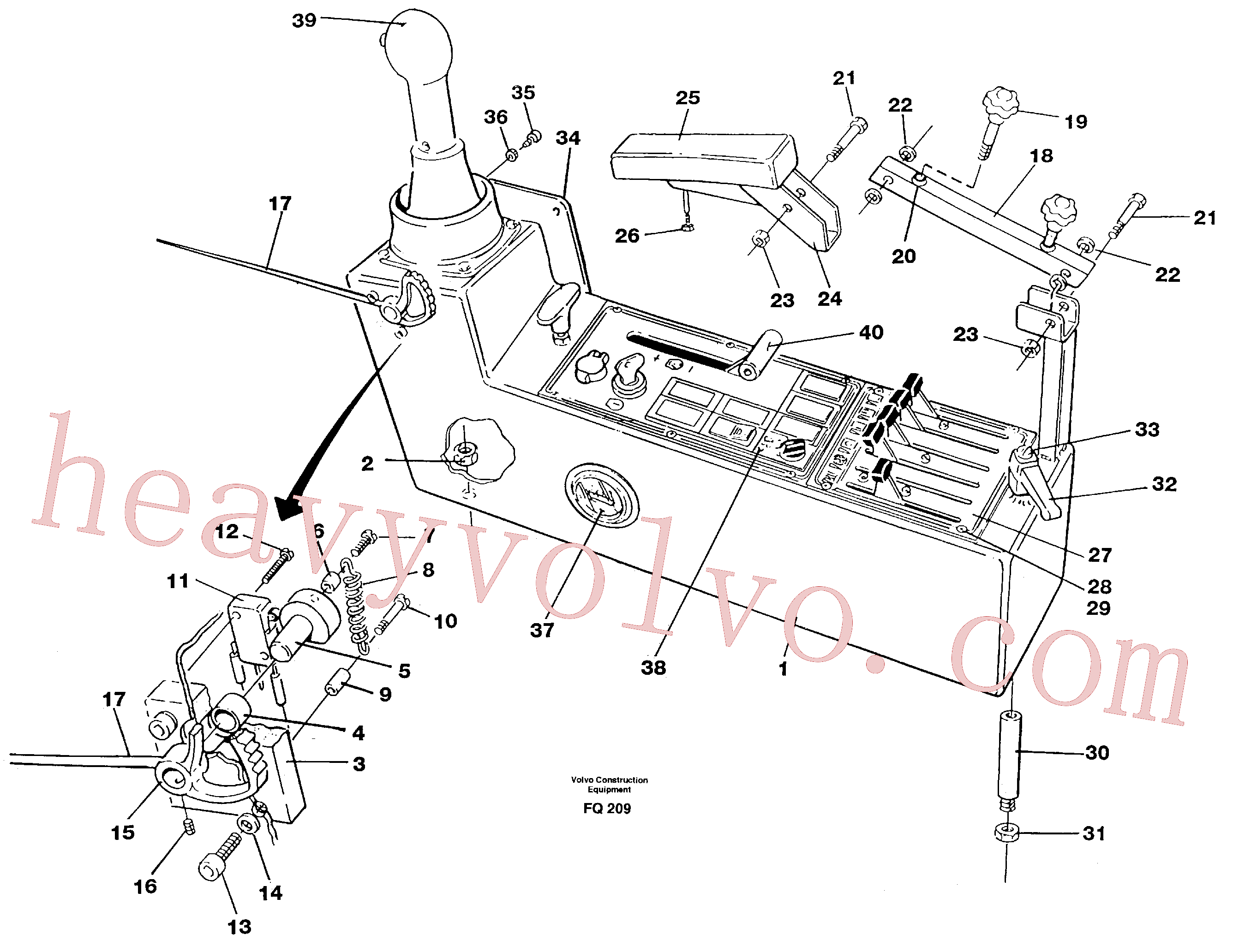 VOE14213491 for Volvo Side panel Lh(FQ209 assembly)