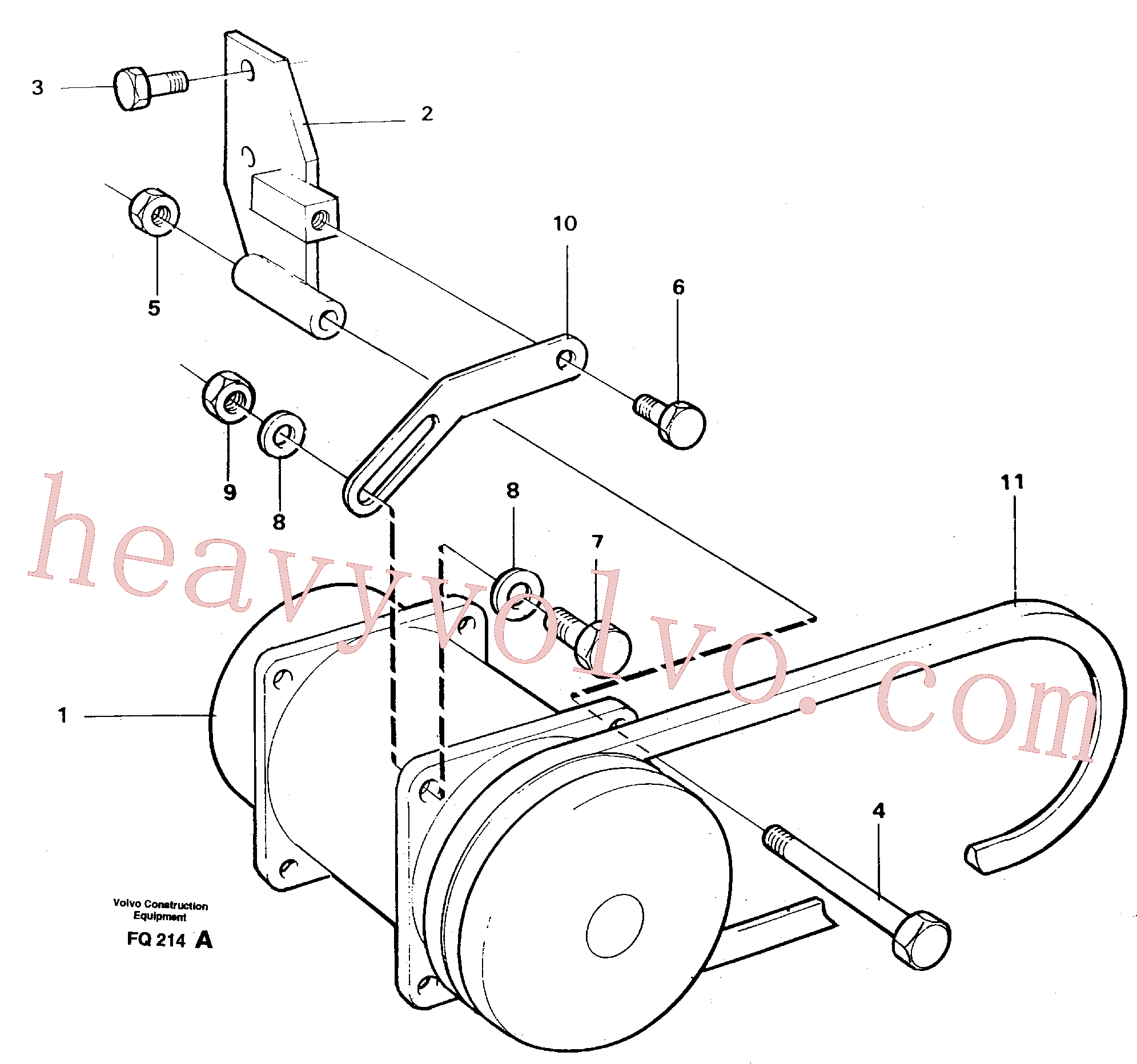 VOE13970962 for Volvo Compressor with fitting parts Cooling agent R134 A(FQ214A assembly)