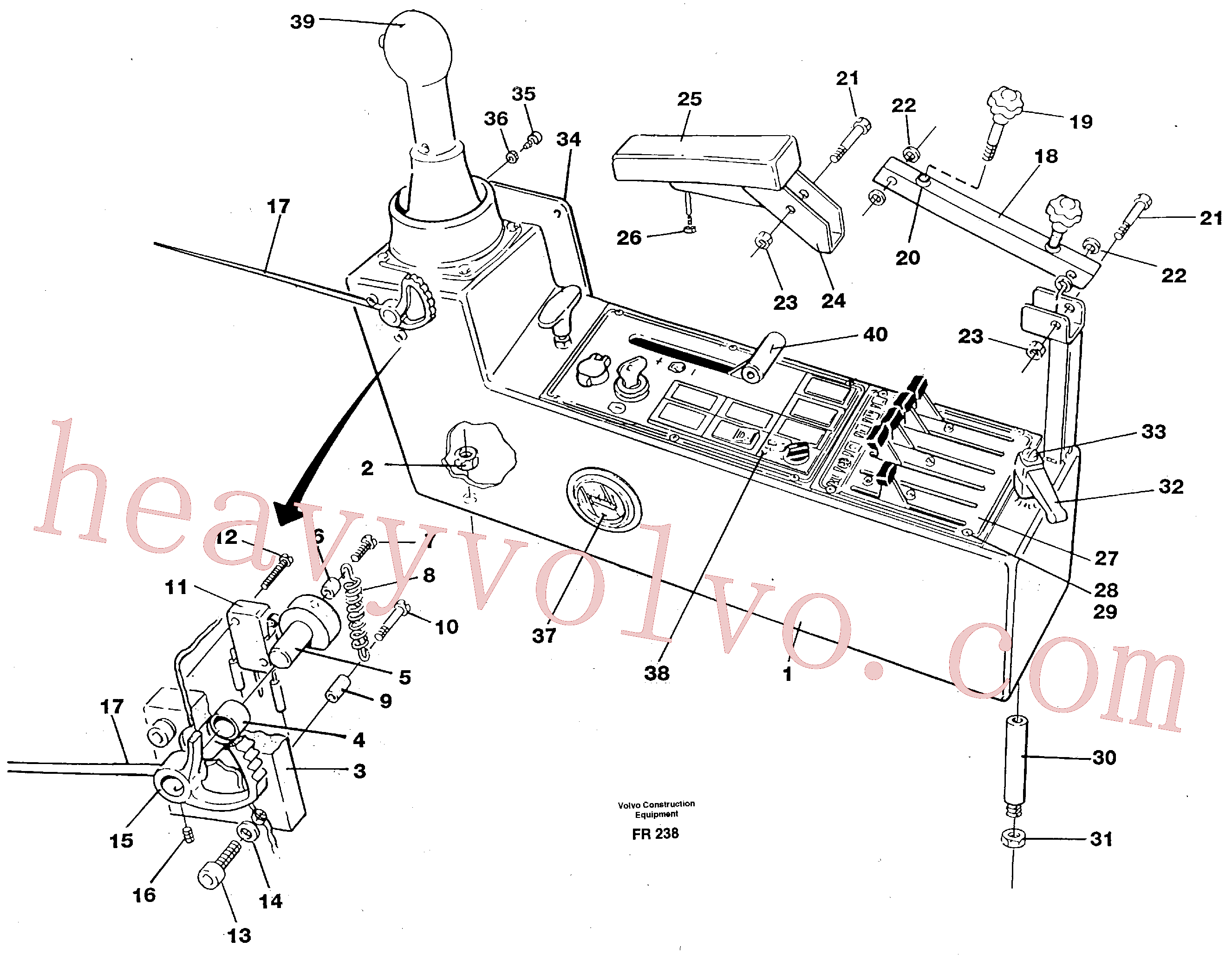 VOE14213491 for Volvo Side panel Lh(FR238 assembly)