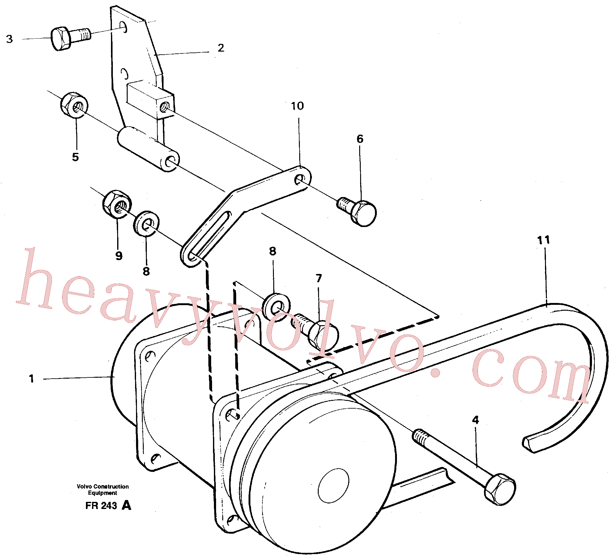 VOE13970962 for Volvo Compressor with fitting parts Cooling agent R134 A(FR243A assembly)