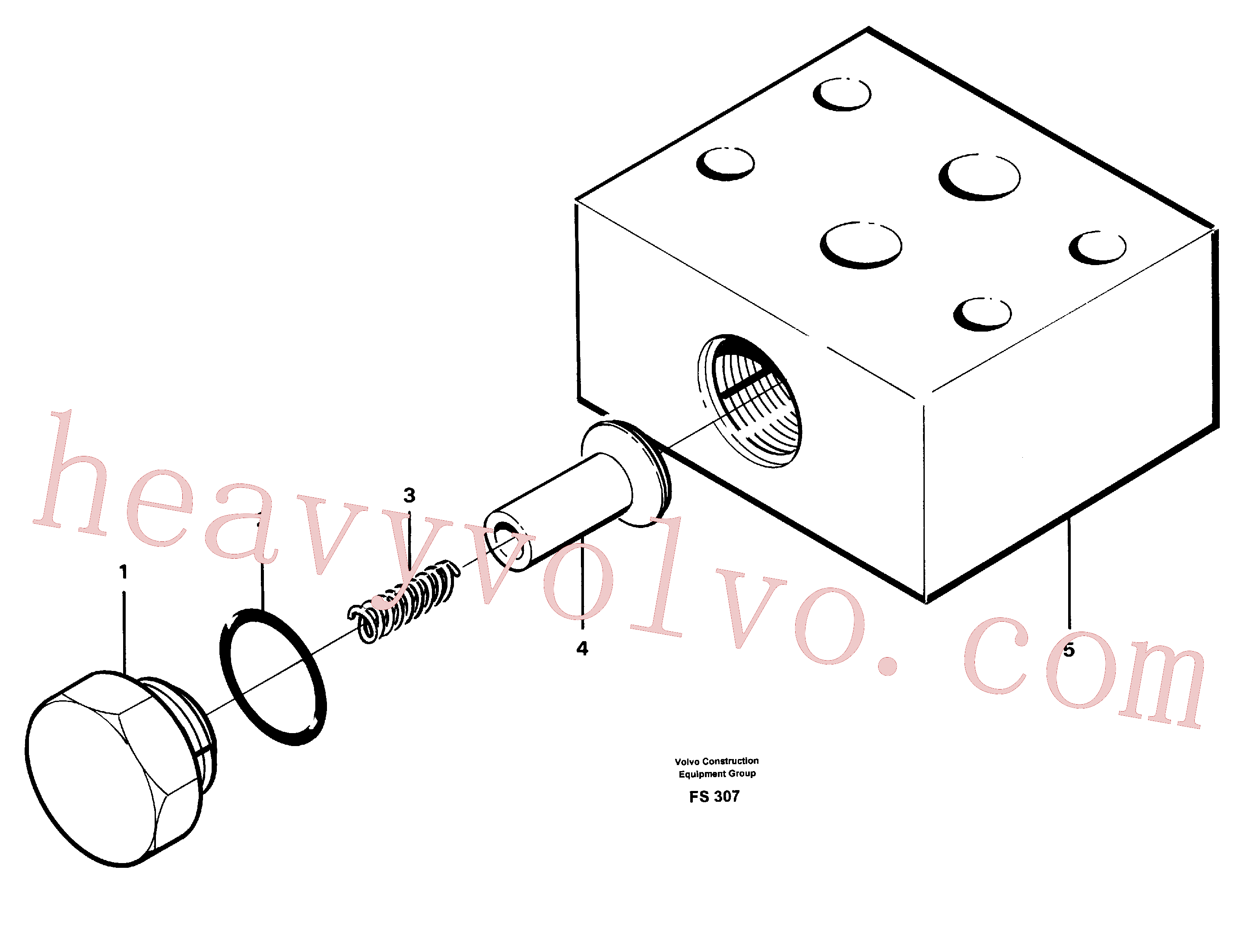 VOE14233688 for Volvo Anticavitation valve(FS307 assembly)