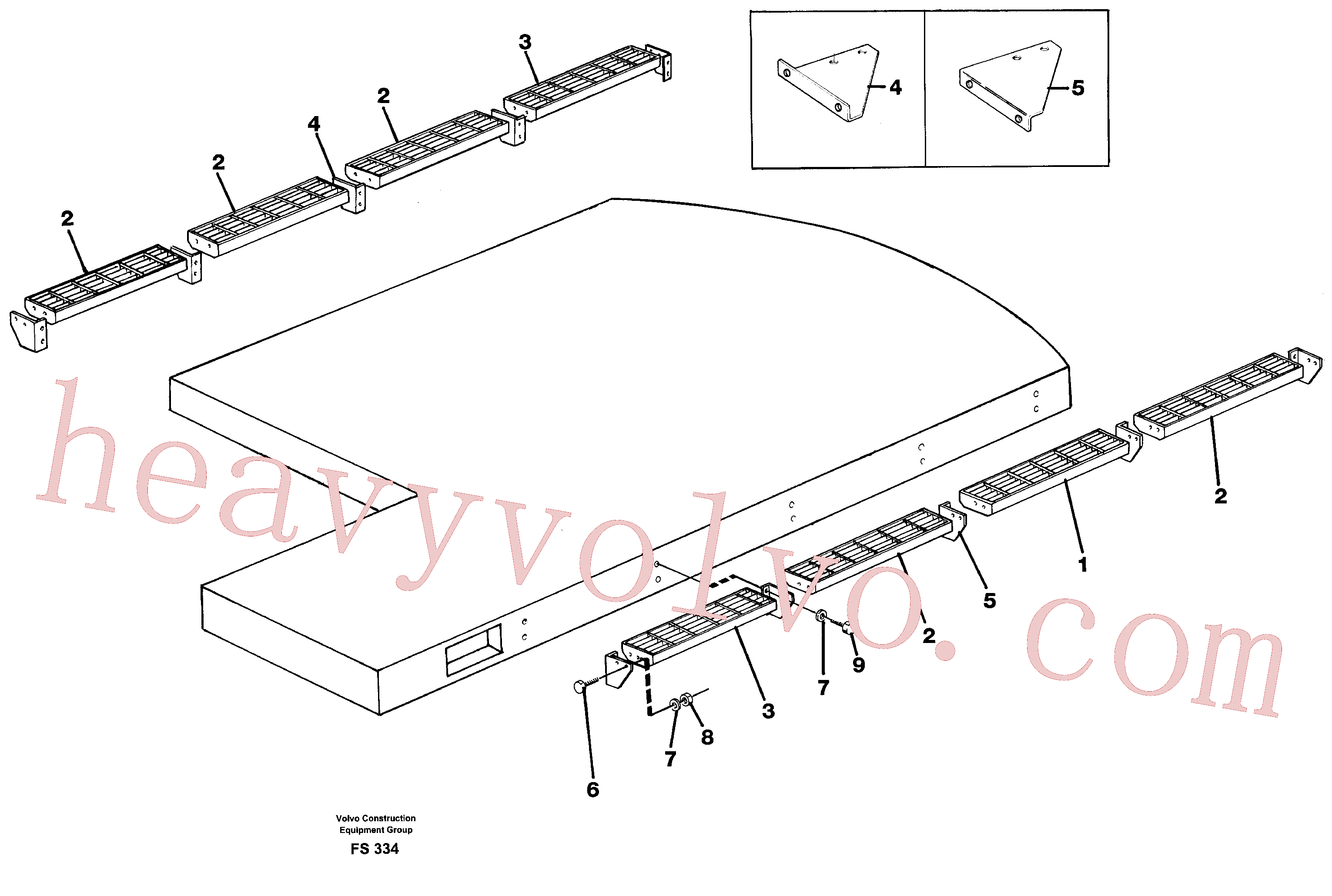 VOE14024218 for Volvo Cat-walk(FS334 assembly)