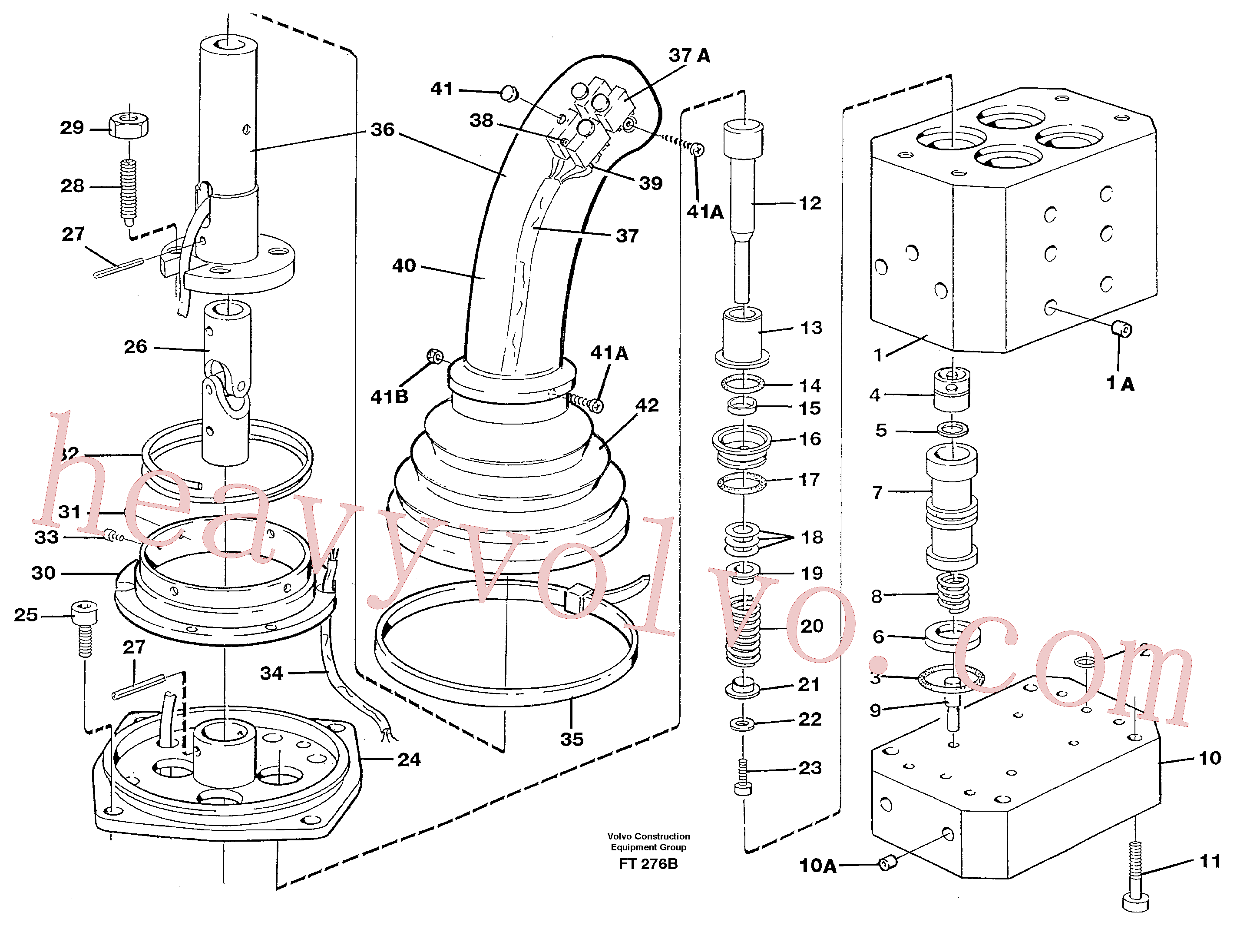 VOE14243123 for Volvo Control pressure valve(FT276B assembly)