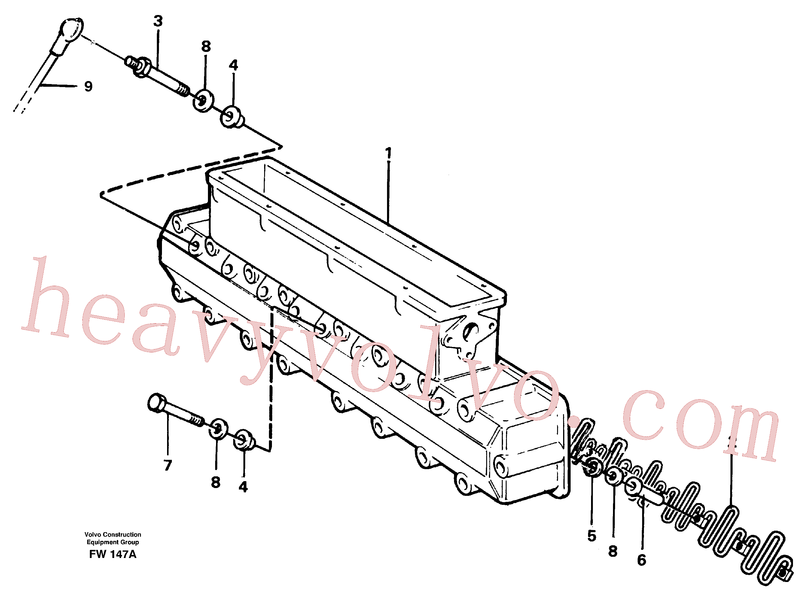 VOE955303 for Volvo Inlet manifold(FW147A assembly)