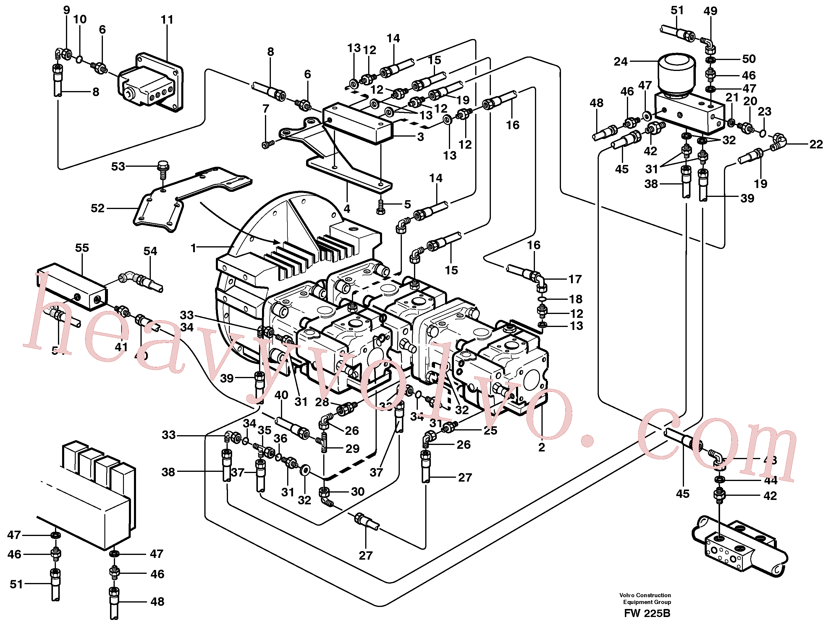 VOE14344062 for Volvo Pump control(FW225B assembly)