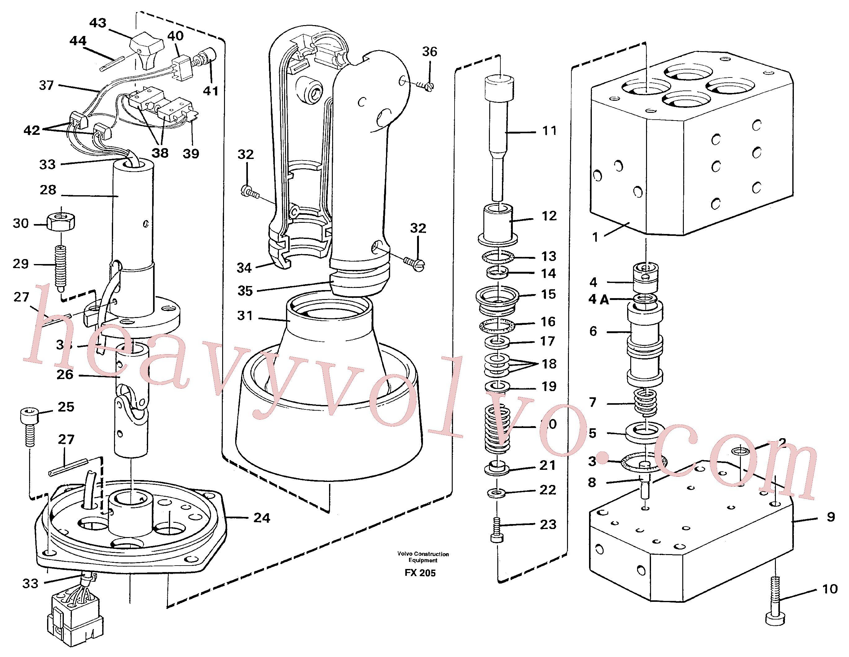 VOE14254697 for Volvo Control pressure valve(FX205 assembly)