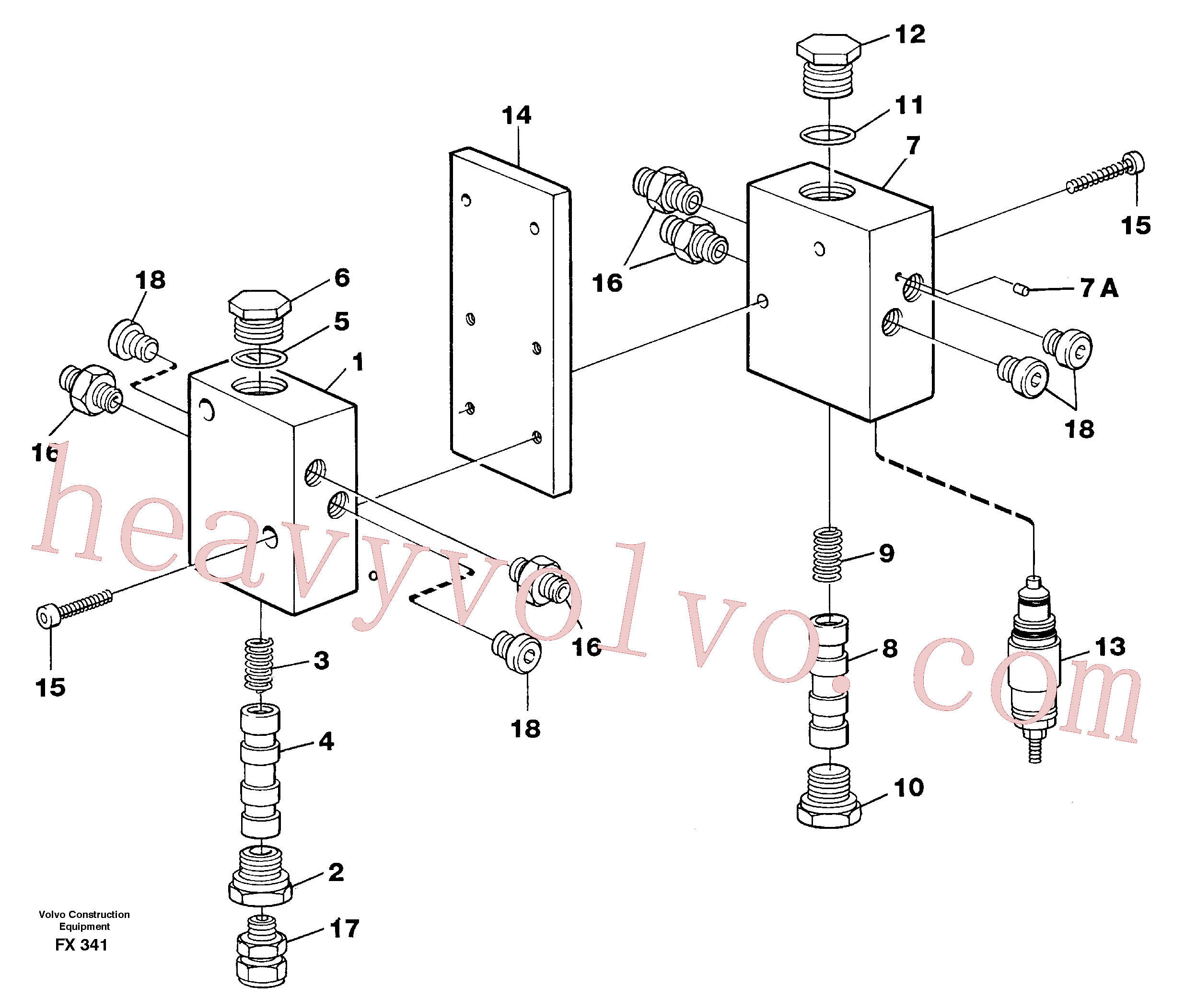 VOE14257470 for Volvo Relay valves(FX341 assembly)