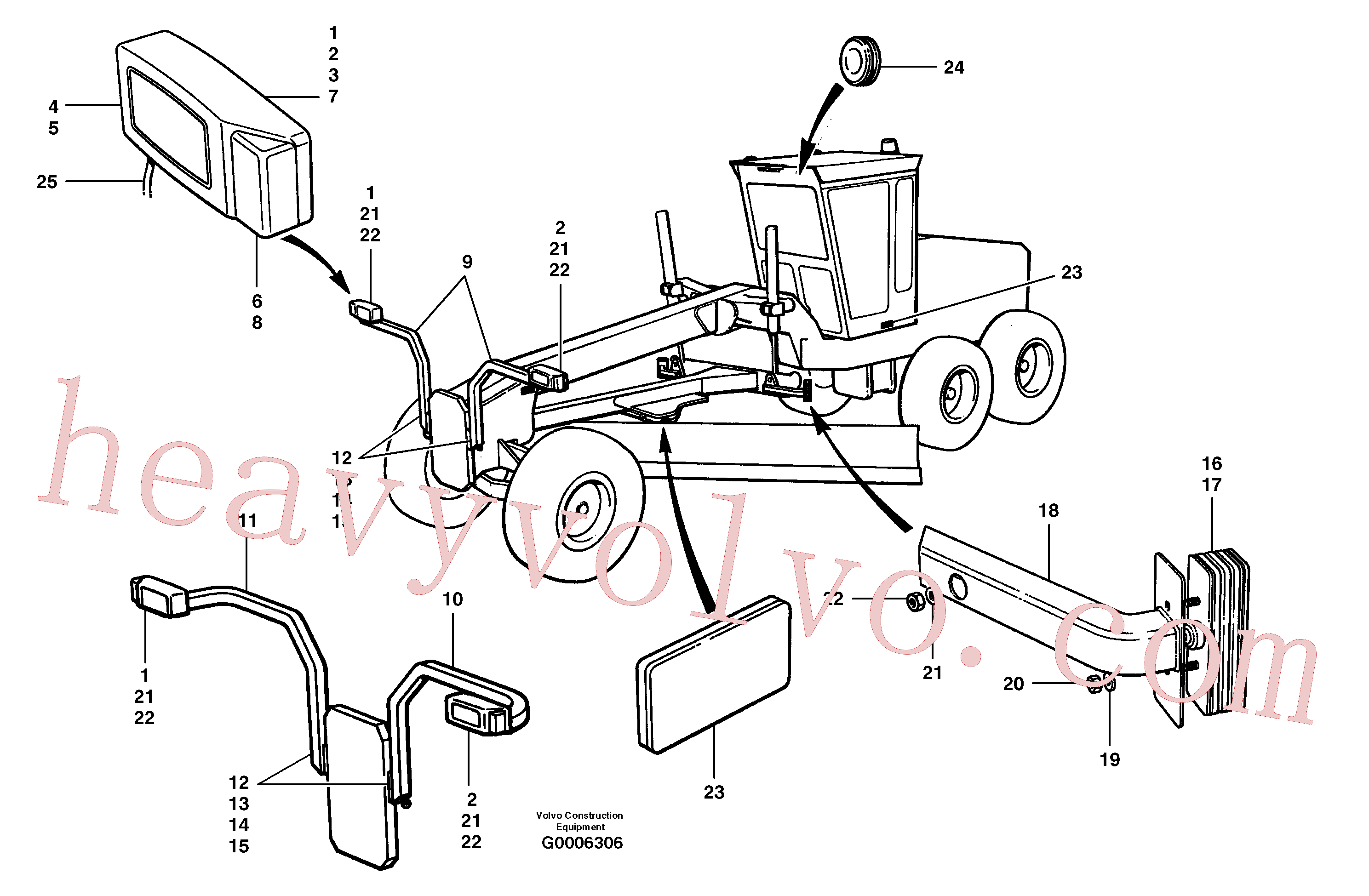 RM96702857 for Volvo Lights - front - EEC and TÜV(G0006306 assembly)