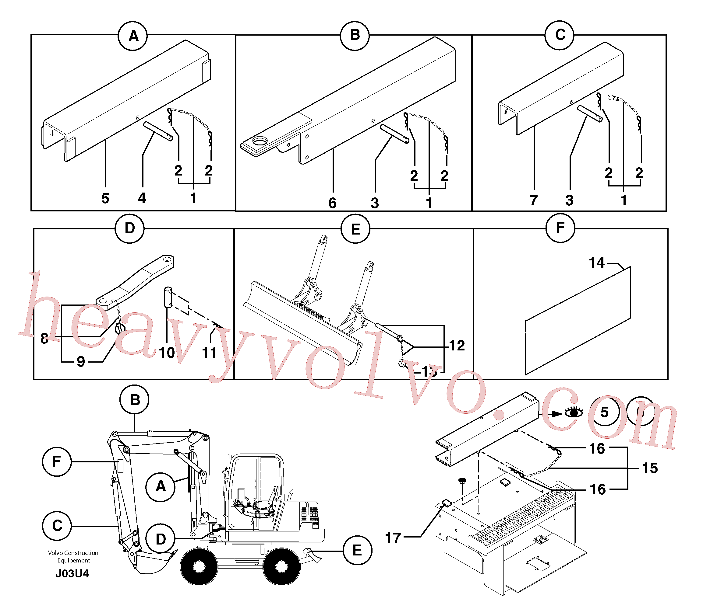 PJ3811997 for Volvo Safety device(J03U4 assembly)