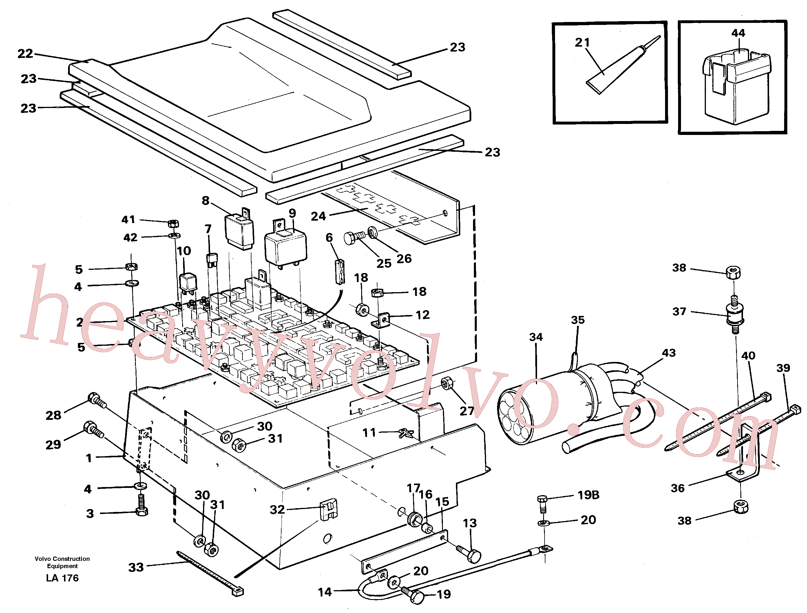 VOE14249550 for Volvo Electrical distribution box(LA176 assembly)