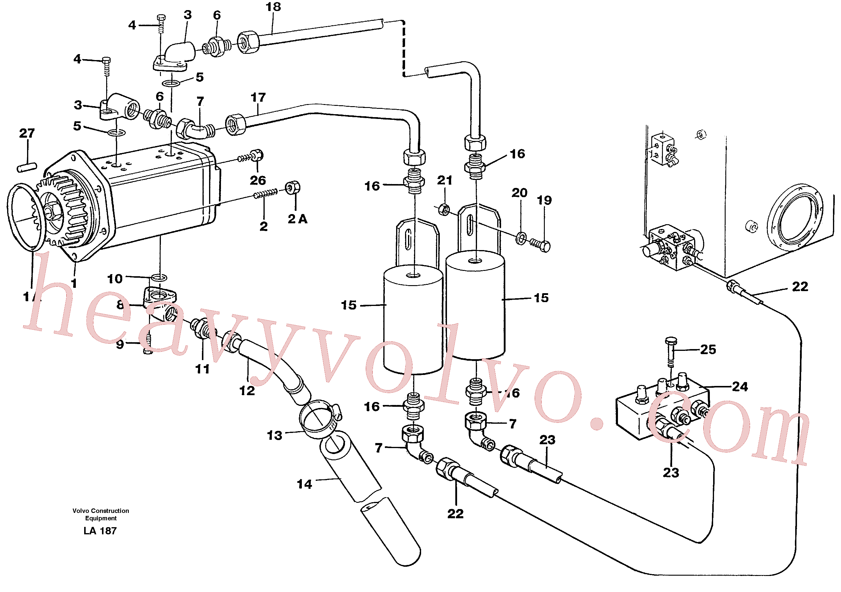 VOE14056268 for Volvo Servo pump(LA187 assembly)