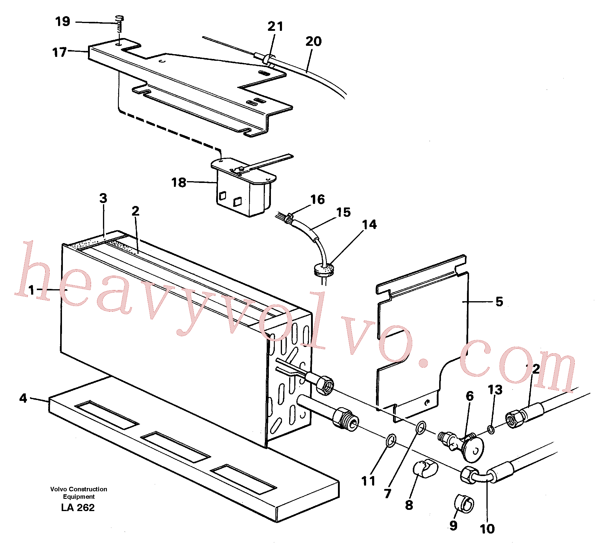 VOE14213847 for Volvo Evaporator with fitting parts Cooling agent R134 A(LA262 assembly)