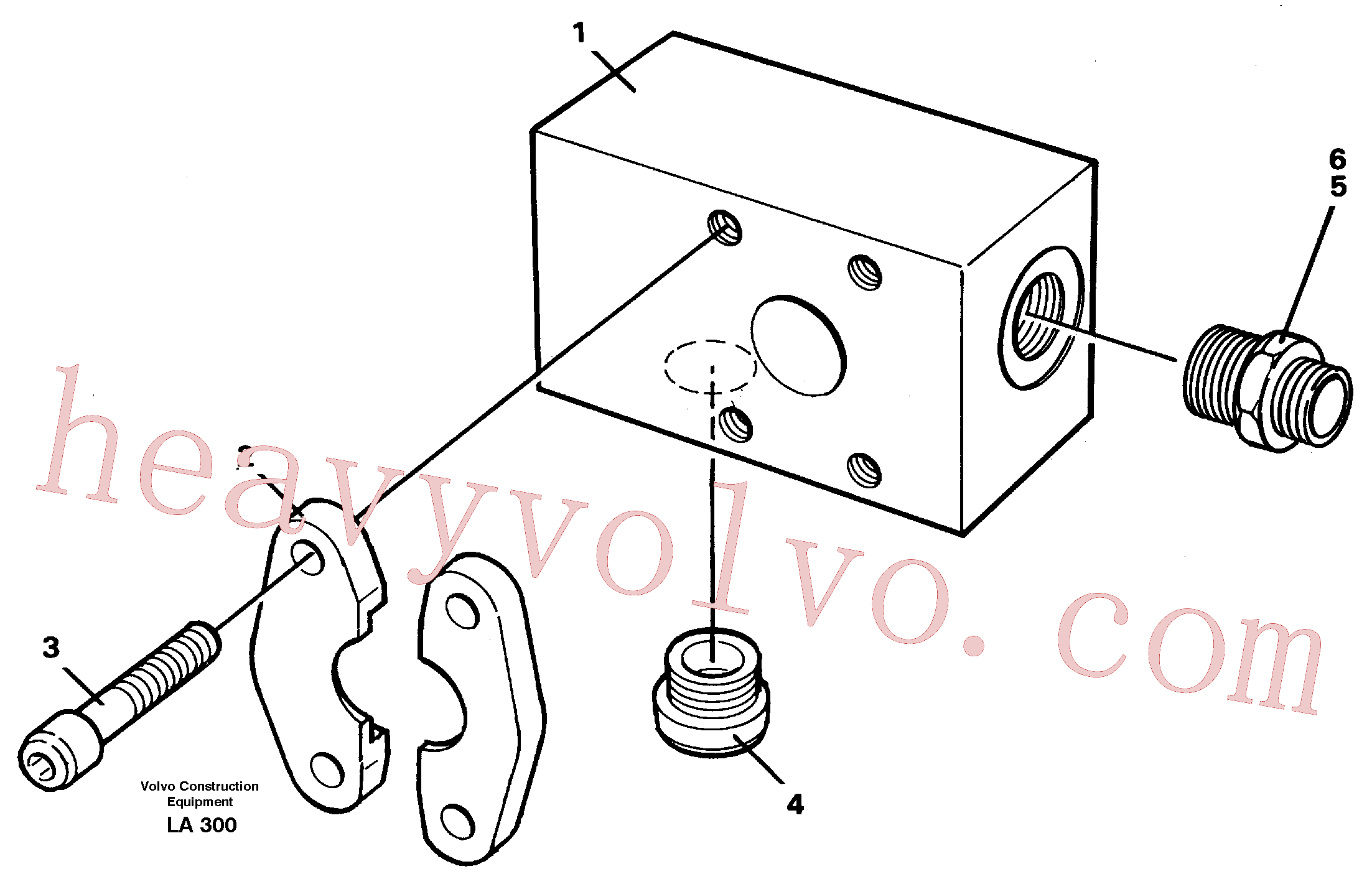 VOE14252134 for Volvo Adapter(LA300 assembly)